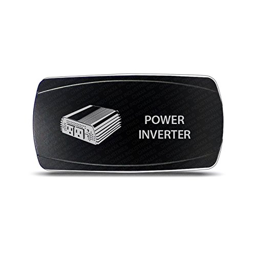 CH4x4 Rocker Switch Power Inverter with Amber LED - Horizontal Mount for Off-Road Vehicles & Marine Applications