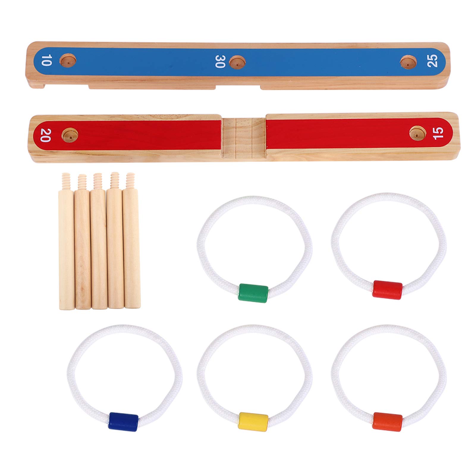 Taidda Toss Game Set - Safe Ferrule Ring Toss Outdoor Game for Adults & Kids - Perfect for Backyard Parties, Picnics, Beach and Family Fun Activities