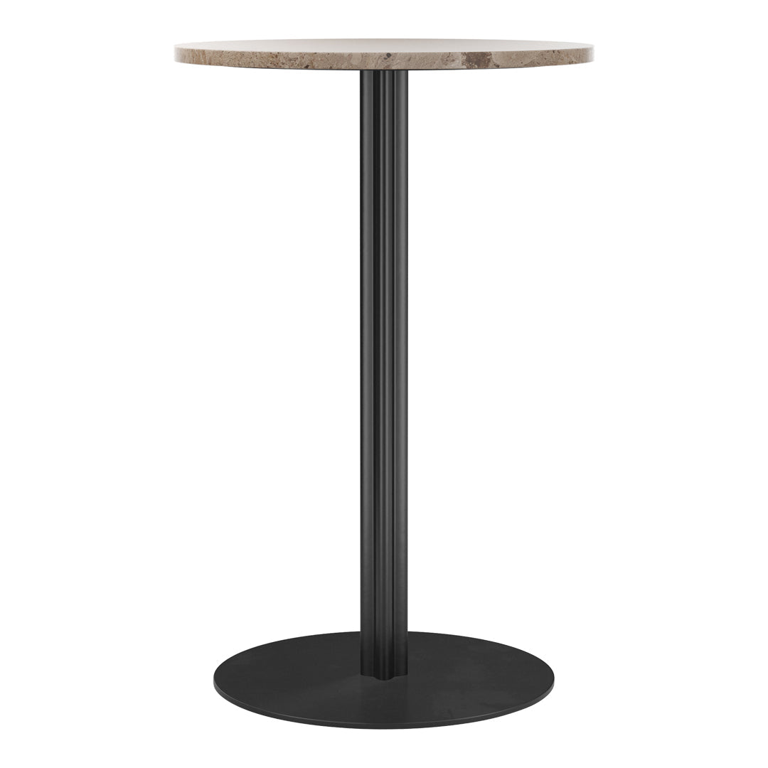 Harbour Round Counter Table - Stylish Bar Height Dining Table for Kitchen, Breakfast Nook & Small Spaces
