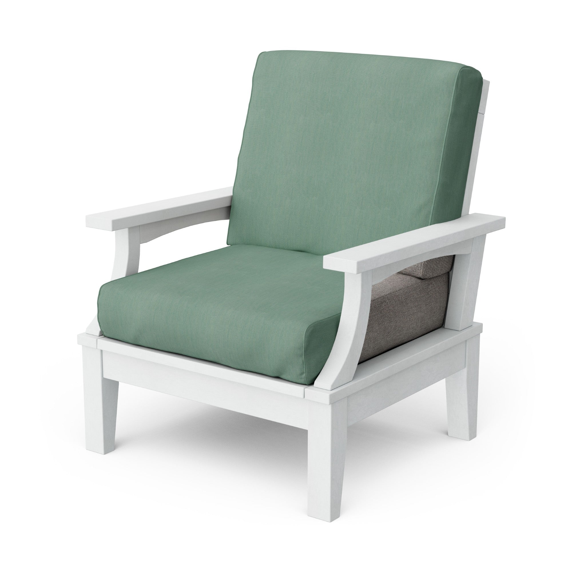 Heritage Deep Seating Patio Chair with Weather-Resistant Cushions - Outdoor Lounge Furniture for Garden, Poolside & Backyard Relaxation
