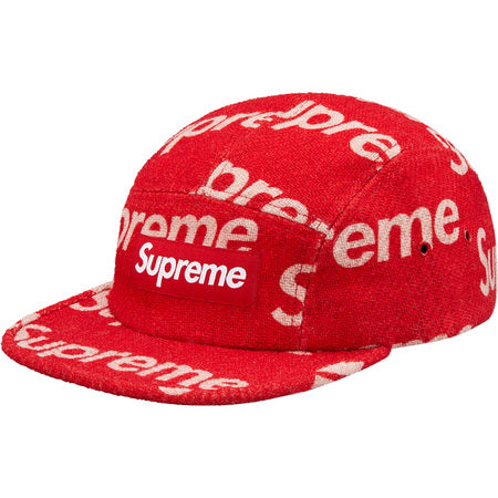 Supreme Harris Tweed Camp Cap - Stylish Vintage Wool Hat for Men & Women - Perfect for Outdoor Adventures, Casual Wear & Street Fashion