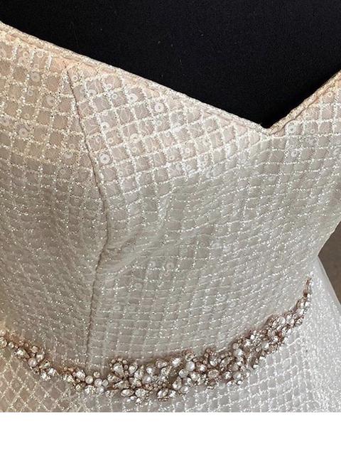 Maggie Sottero Vidette Wedding Gown - Elegant Lace Bridal Dress for Bride, Perfect for Church Ceremony & Formal Reception