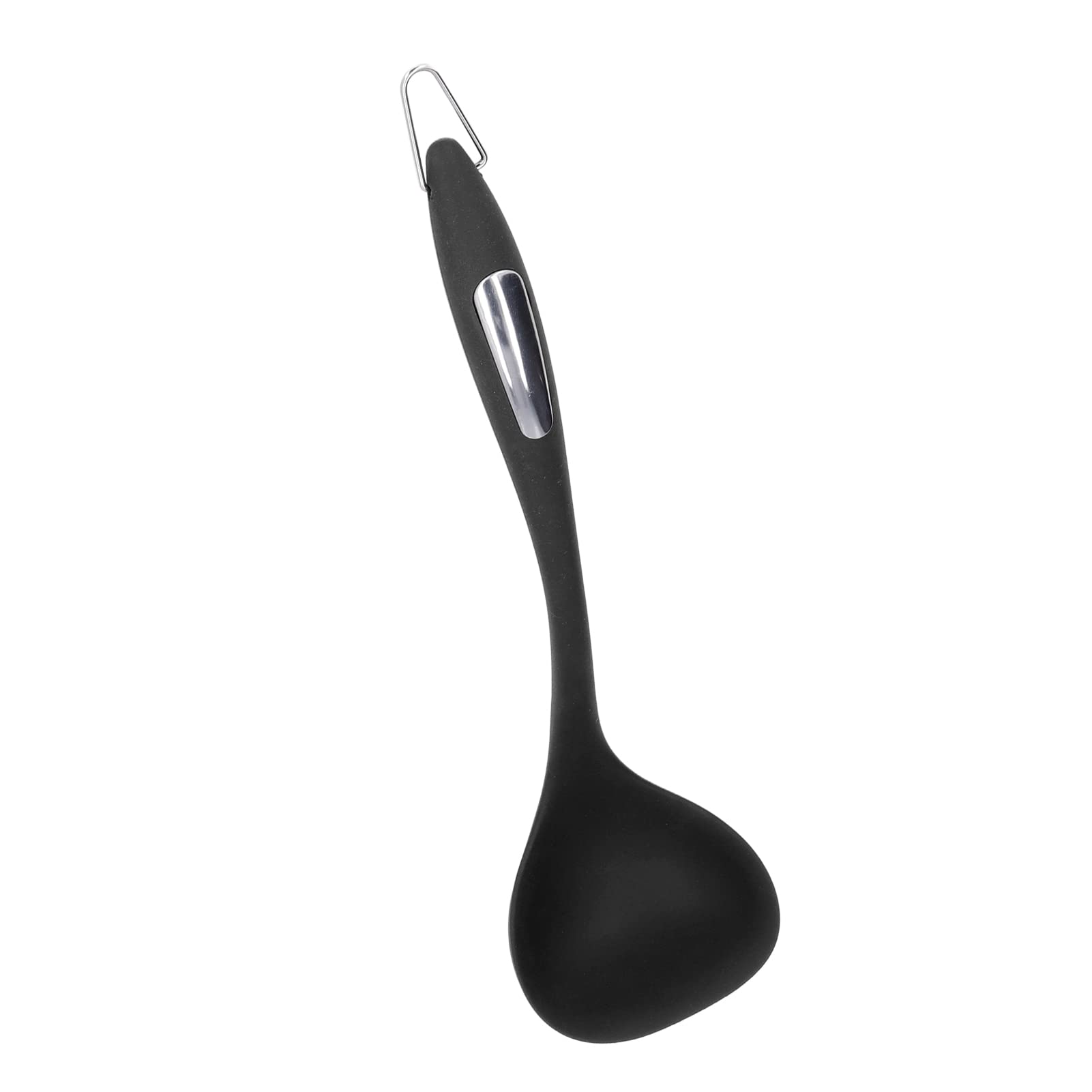 **Black Kitchen Spoon - Space-Saving, Easy Control & Clean Dining Utensil for Family & Restaurant Use | Perfect for Cooking, Serving & Everyday Meals**