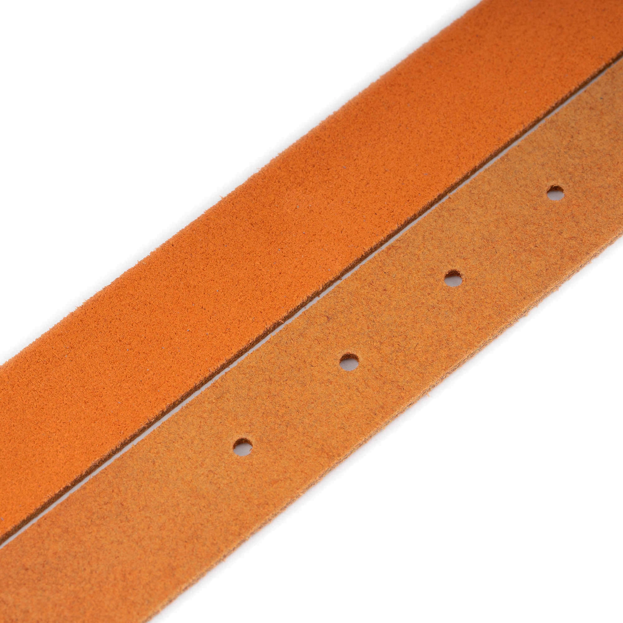 2.5 cm Orange Suede Leather Replacement Belt Strap for Ferragamo Buckles - Women's Fashion Accessory for Office, Casual & Special Occasions