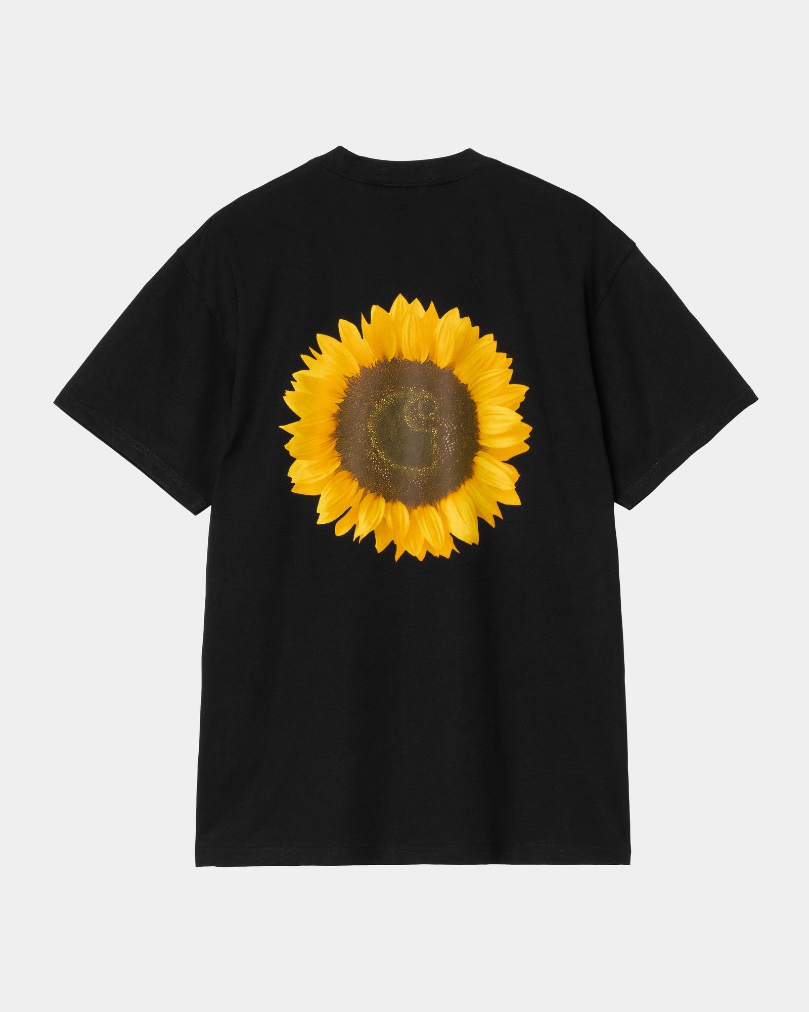 Sunflower Graphic T-Shirt for Women & Men - Black Cotton Tee | Casual Summer Outfit, Streetwear Fashion