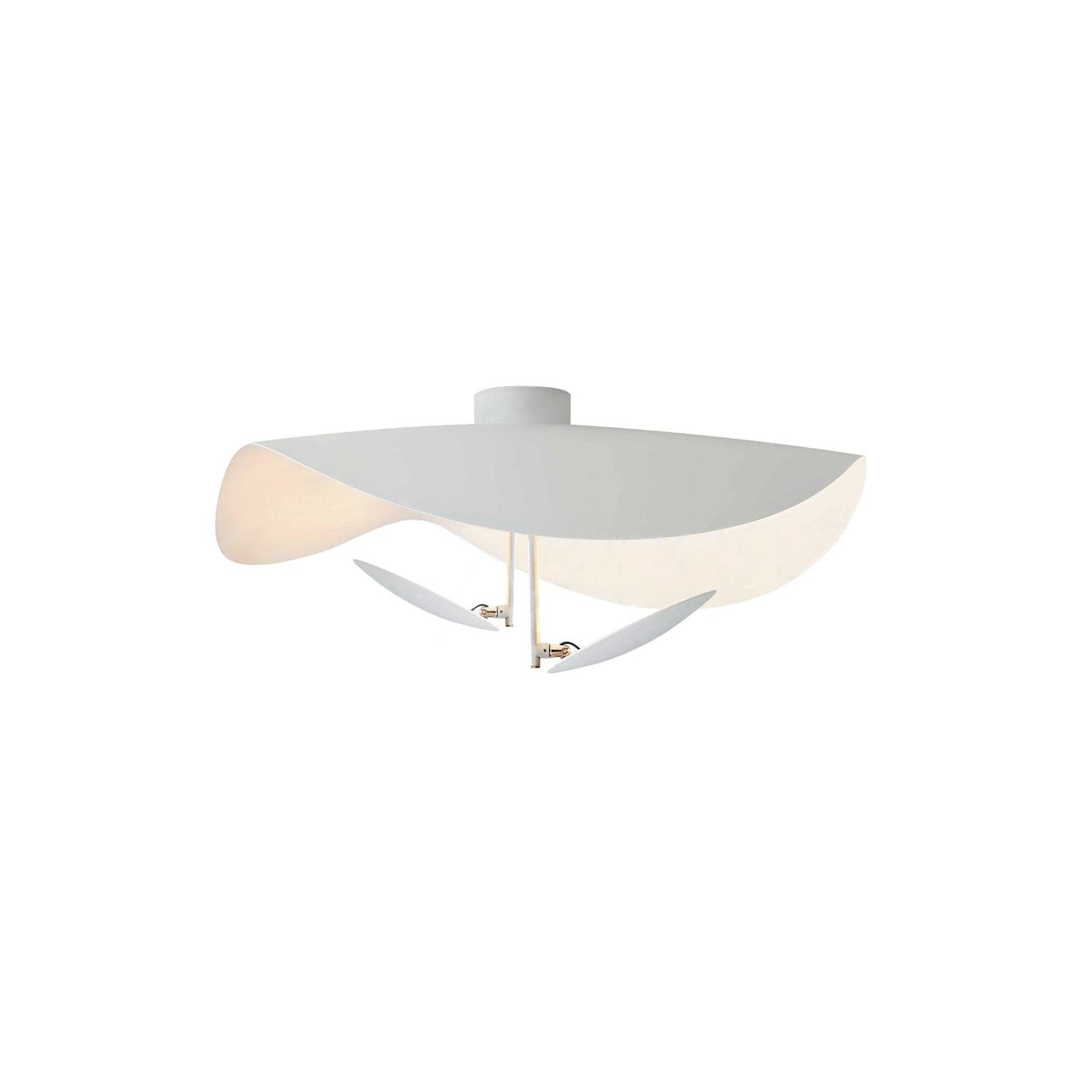 Modern Giorgio Ceiling Light Fixture - Elegant LED Flush Mount Lighting for Bedroom, Living Room & Kitchen - Energy Efficient Home Decor (Brushed Nickel Finish) - Perfect for Apartments, Dorms and Interior Design Projects