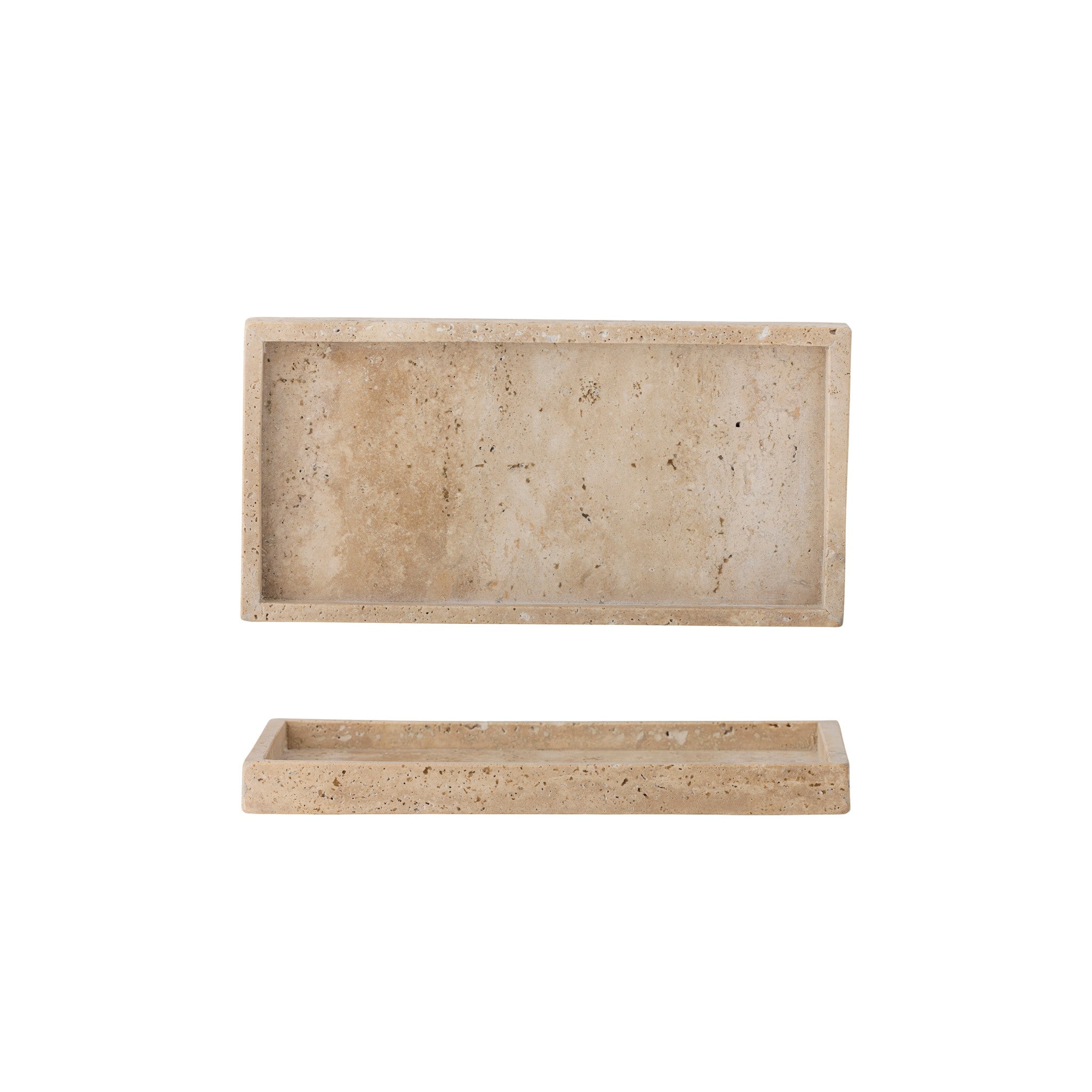 Bloomingville Majsa Natural Travertine Serving Tray - 12