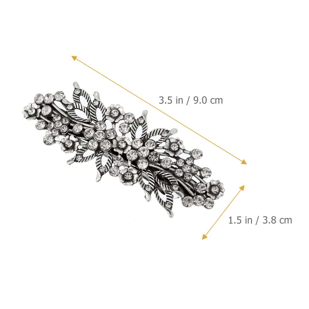KALLORY Women's Rhinestone Hair Clips - Elegant Crystal Hair Barrettes for Women & Girls | Perfect for Weddings, Parties & Daily Hair Accessories