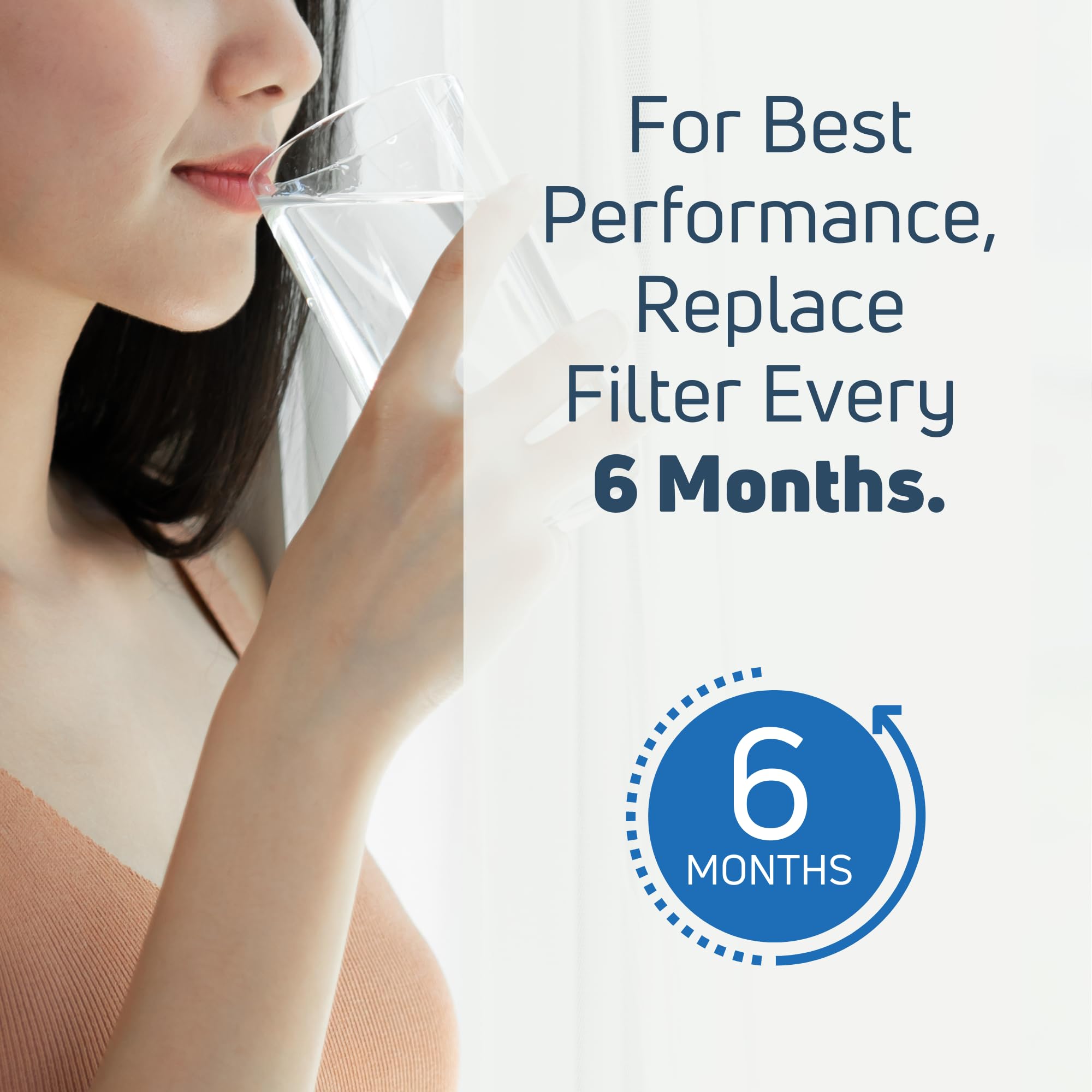 GE 35917-MN-1 Refrigerator Water Filter Replacement - Compatible with General Electric 35917-MN-1 Fridge Filter Cartridge - Clean & Safe Drinking Water for Home & Office Use