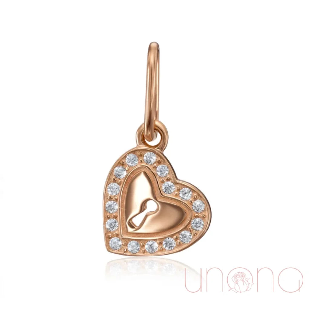 14K Gold Heart Lock Pendant Necklace for Women - Romantic Gift for Valentine's Day, Anniversary & Special Occasions - Perfect for Date Nights, Weddings & Couple Jewelry