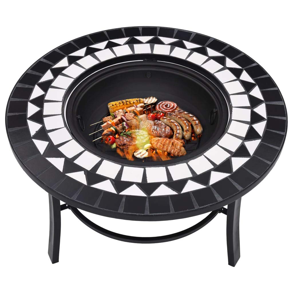 Outdoor Fire Pit with Campfire Tripod - 26.8