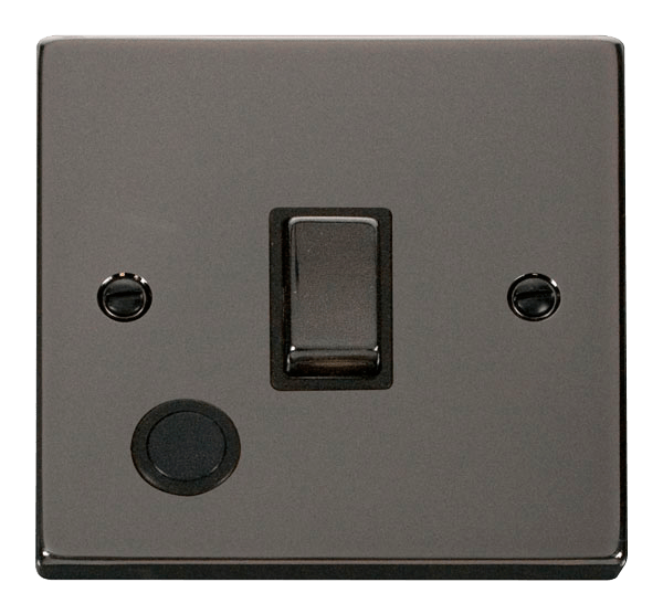 Black Nickel 20A Double Pole Switch with Flex - VPBN522BK by Click Deco | Heavy Duty Electrical Switch for Home, Office & Industrial Use