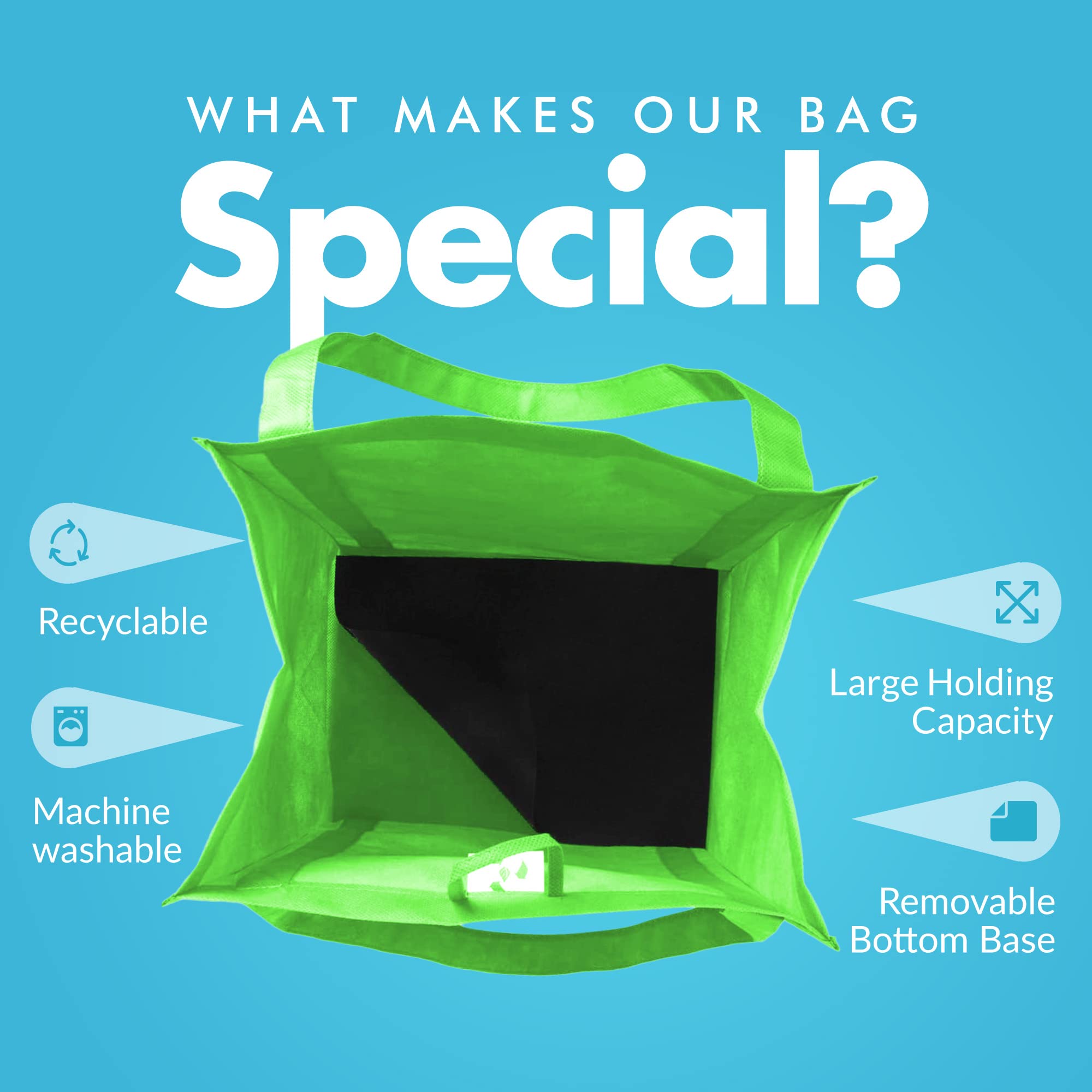 Eco-Friendly Reusable Grocery Bags - 20