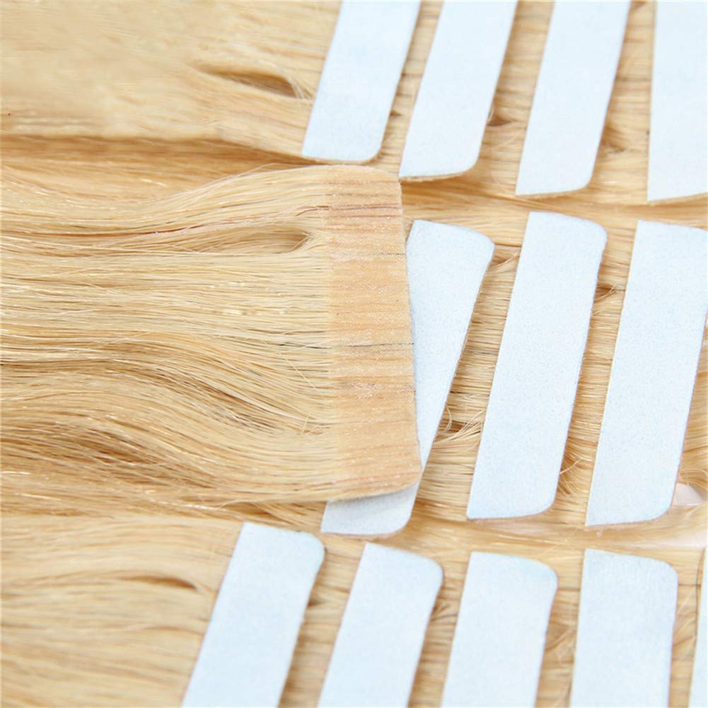 RemeeHi 20-Piece Natural Curly Tape-In Hair Extensions 24 Inch 60g - 18# Dark Ash Blonde for Volume & Length - Perfect for Weddings, Parties & Daily Styling