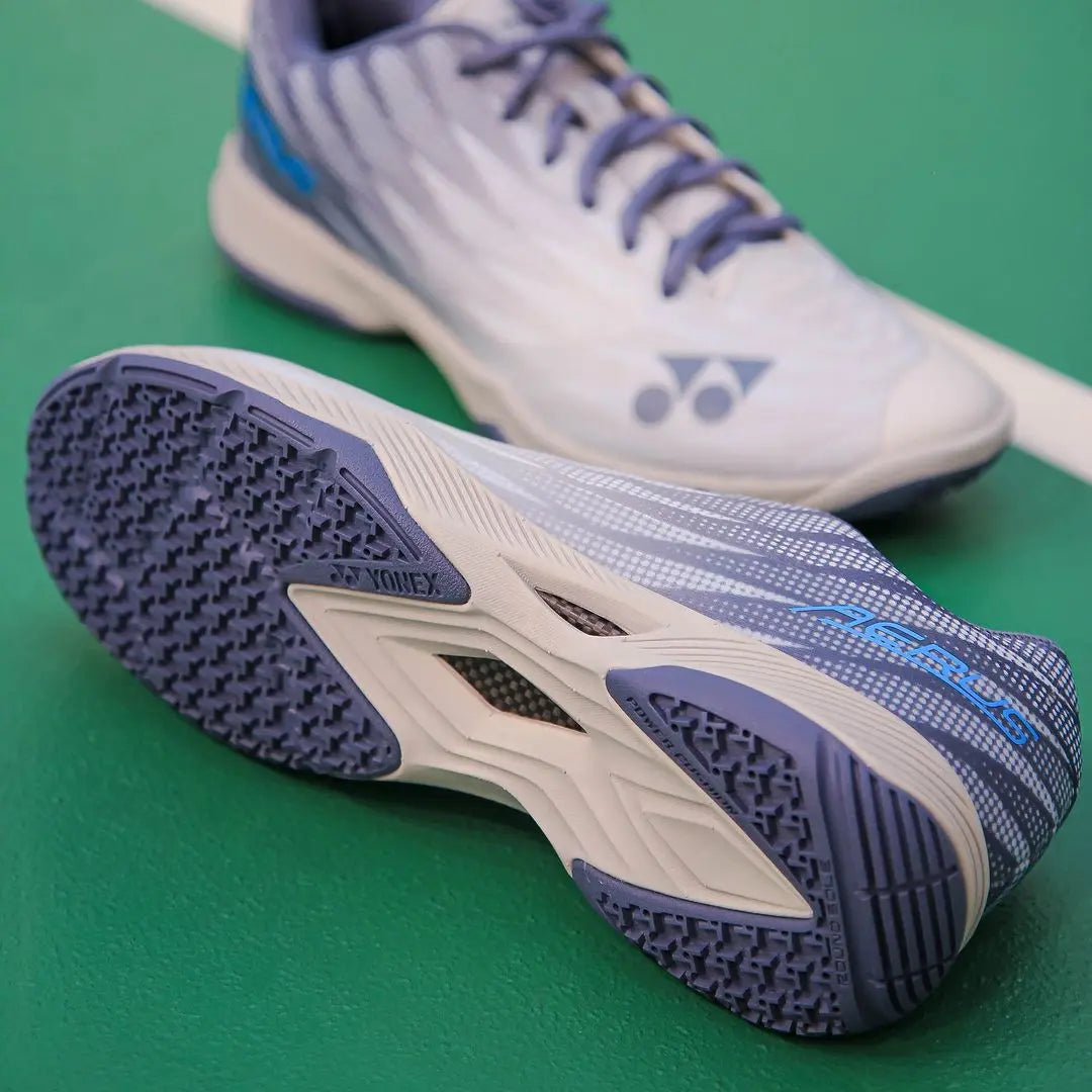 Yonex Aerus Z2 Men's Badminton Shoes - Lightweight & Breathable Blue/Gray Sports Shoes for Indoor Court Play & Training