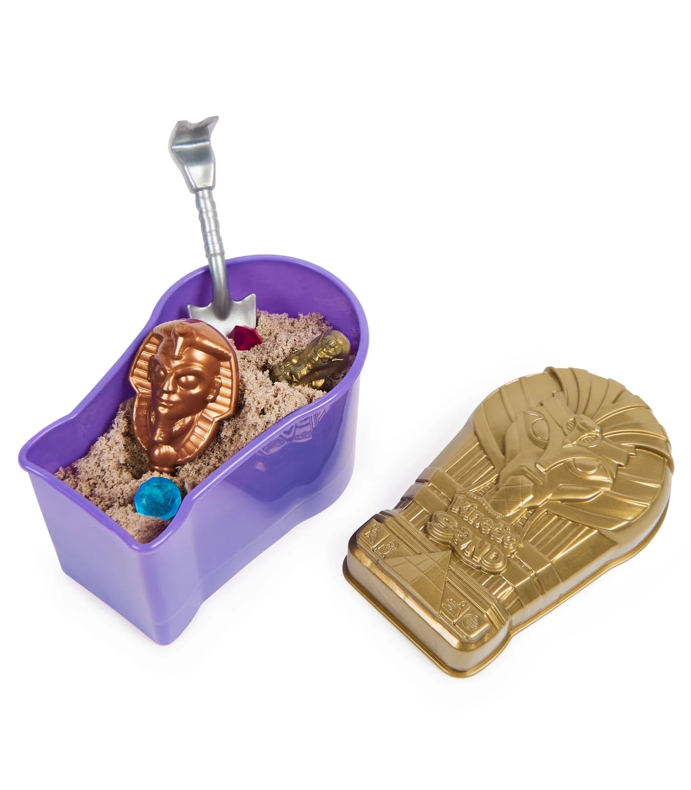 Kinetic Sand Mummy Tomb - Moldable & Sensory Play Sand for Kids - Perfect for Halloween, Ancient Egypt Theme Parties & Stress Relief