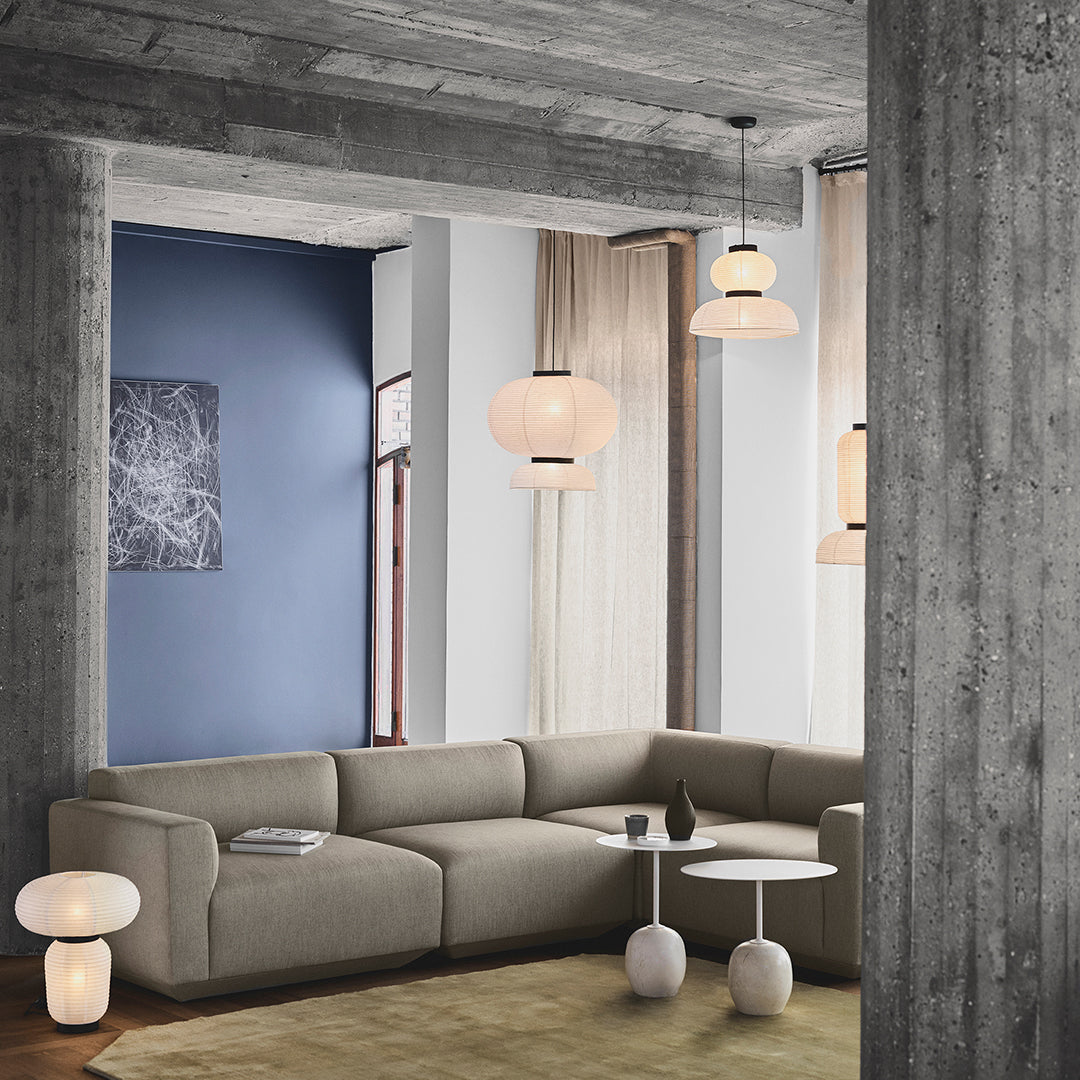 Formakami JH18 Table Lamp - Modern Paper Shade Design for Living Room, Bedroom & Office Decor | Ambient Lighting for Home & Workspace