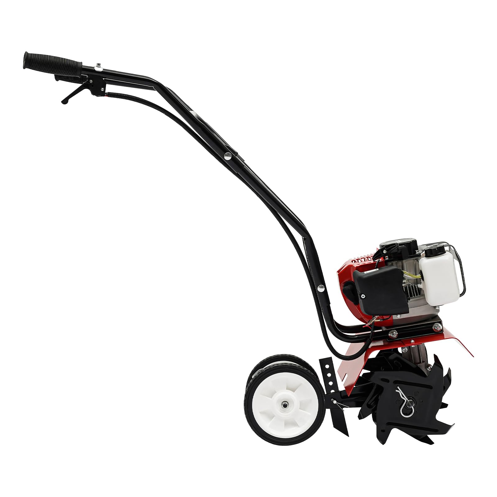 2HP 52CC 2-Stroke Gasoline Garden Tiller Cultivator - Mini Rototiller for Soil Tilling, Weeding & Aeration | Perfect for Home Gardens, Yards & Small Farms | Durable Rotary Hoe for Efficient Land Preparation
