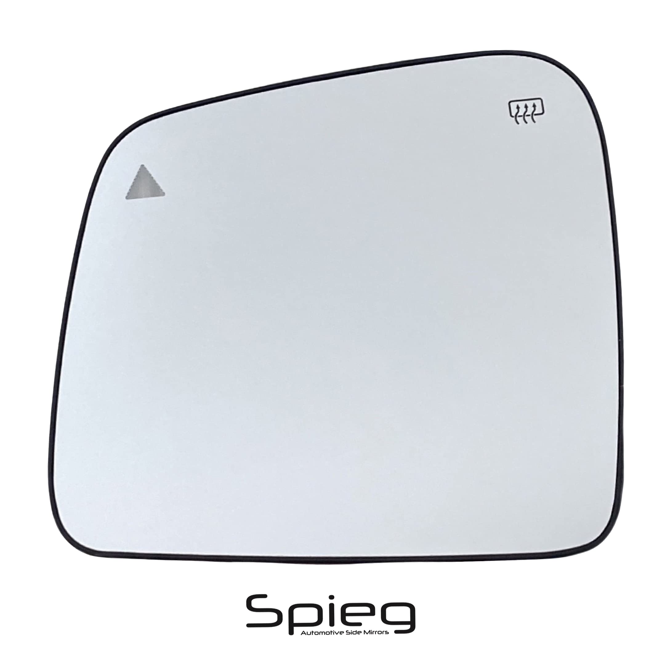 Heated Blind Spot Monitoring Driver Side Mirror Glass Replacement for DODGE Durango & JEEP Grand Cherokee 2011-2021 | Left Side View Mirror with Backing Plate | OE 68092055AB Compatible | Perfect for Winter Driving & Enhanced Safety