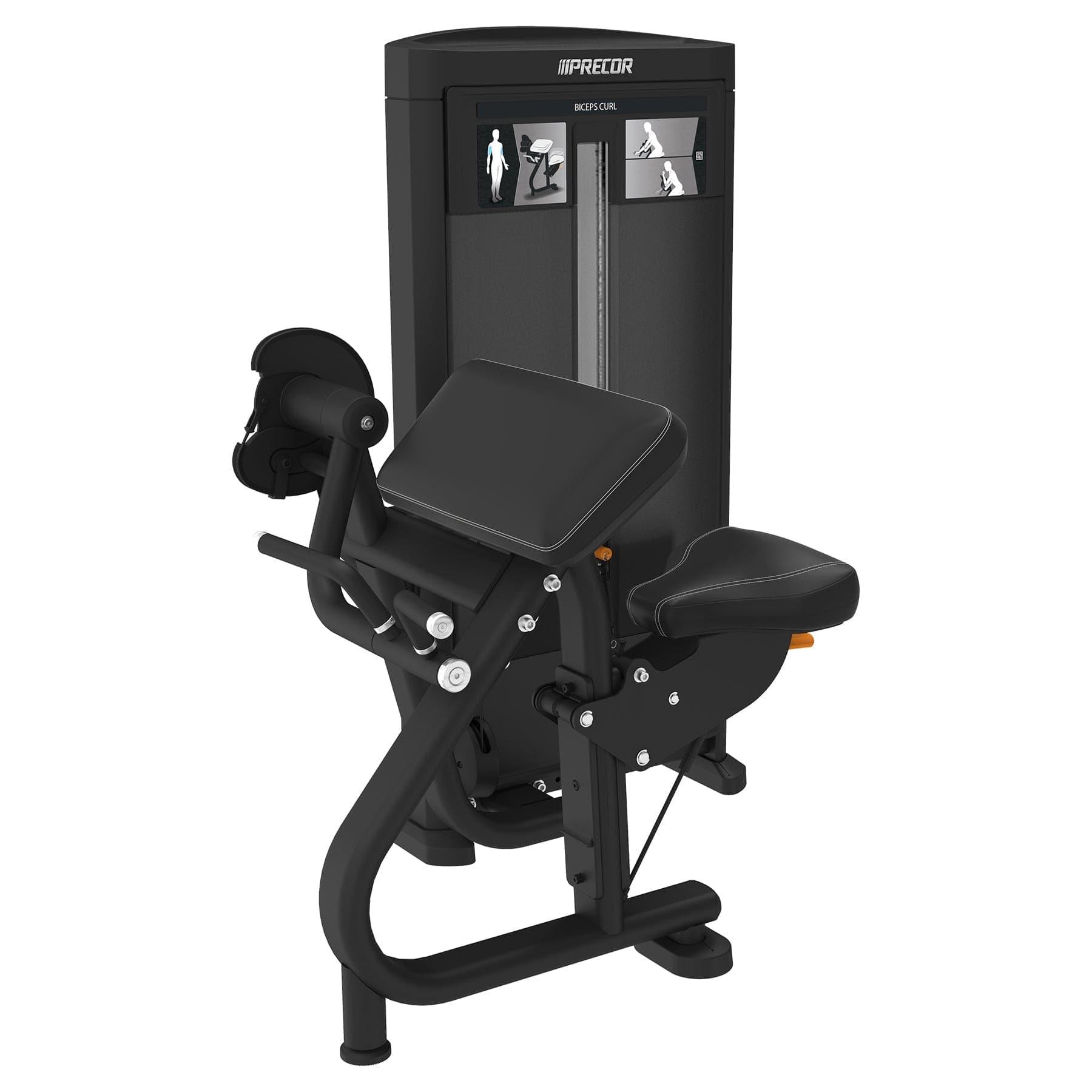 Precor Resolute Series Biceps Curl Machine (RSL0204) - Professional Strength Training Equipment for Home & Gym Use
