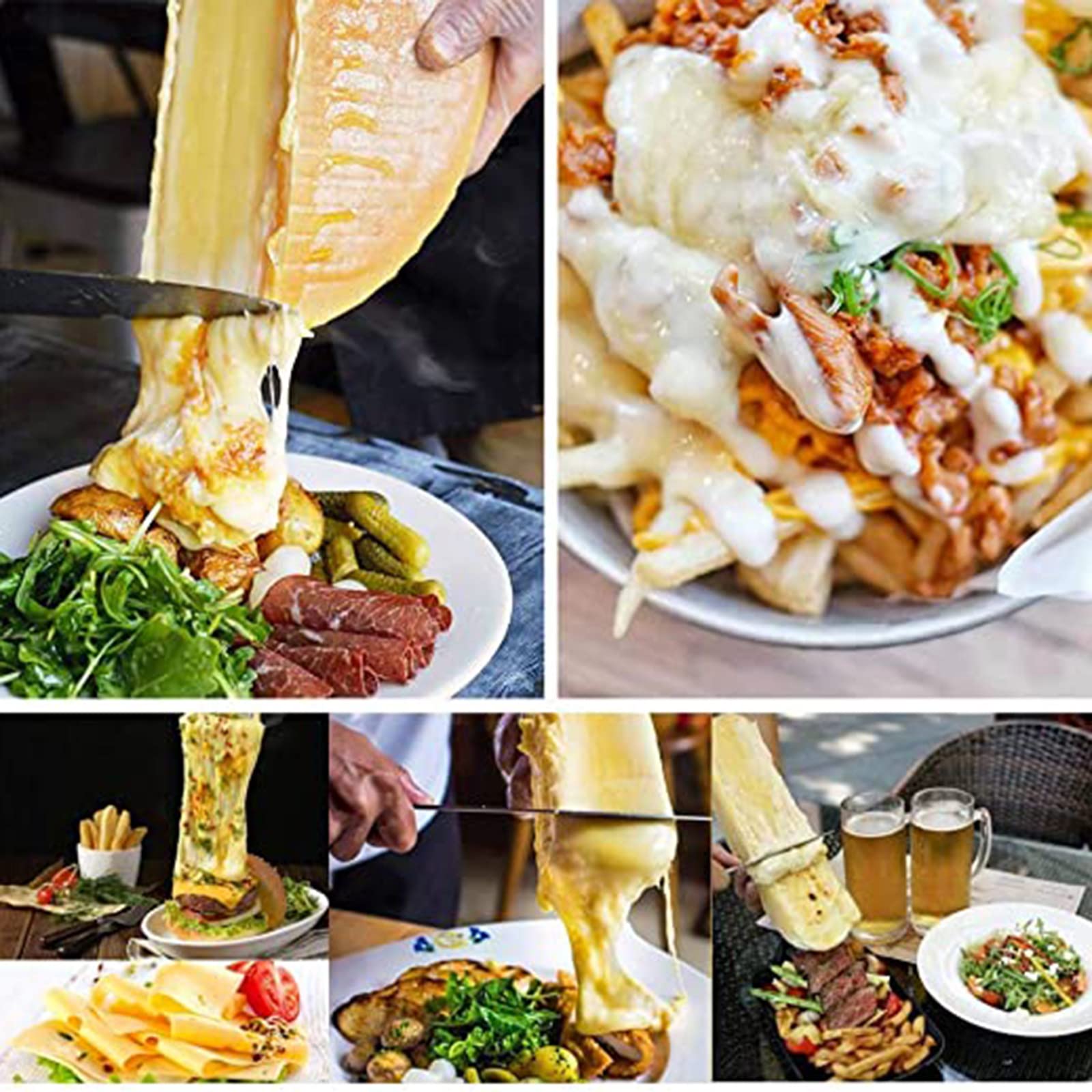 900W Commercial Electric Cheese Melter Machine with Adjustable Angle - 110V Cheese Warmer for Nachos, Fondue, Burgers & Sandwiches - Perfect for Restaurants, Catering & Home Kitchens