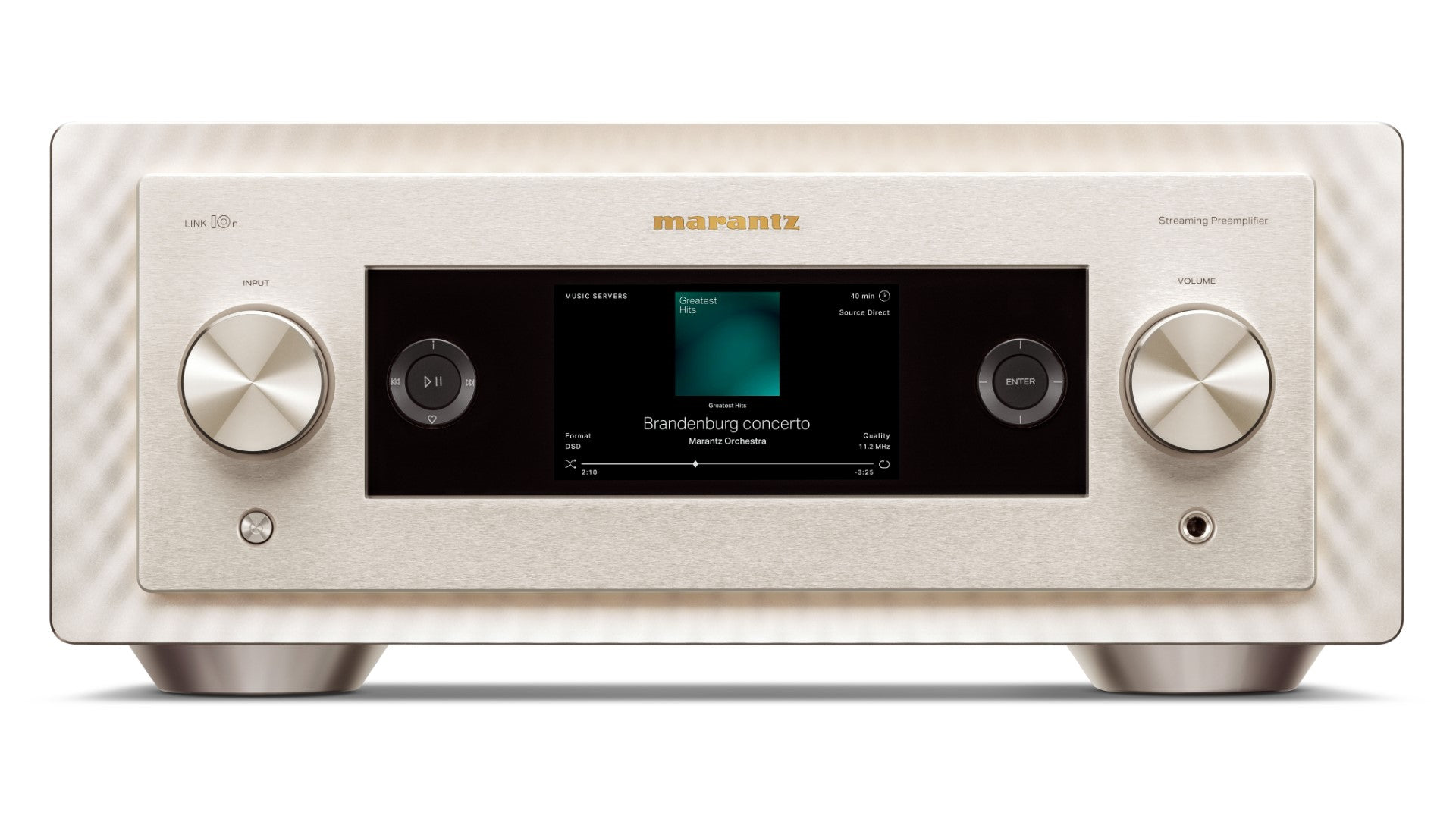 Marantz Model 10 Reference Integrated Amplifier & Link 10N Network Audio Player Bundle - Premium Hi-Fi Stereo System for Home Theater & Audiophile Listening Rooms