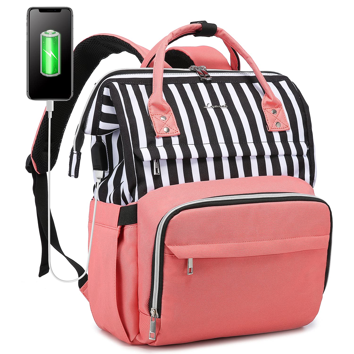 LOVEVOOK Upgraded 15.6 Inch Laptop Backpack for Women - Stylish & Durable Computer Work Bag Rucksack for Office, Travel & College