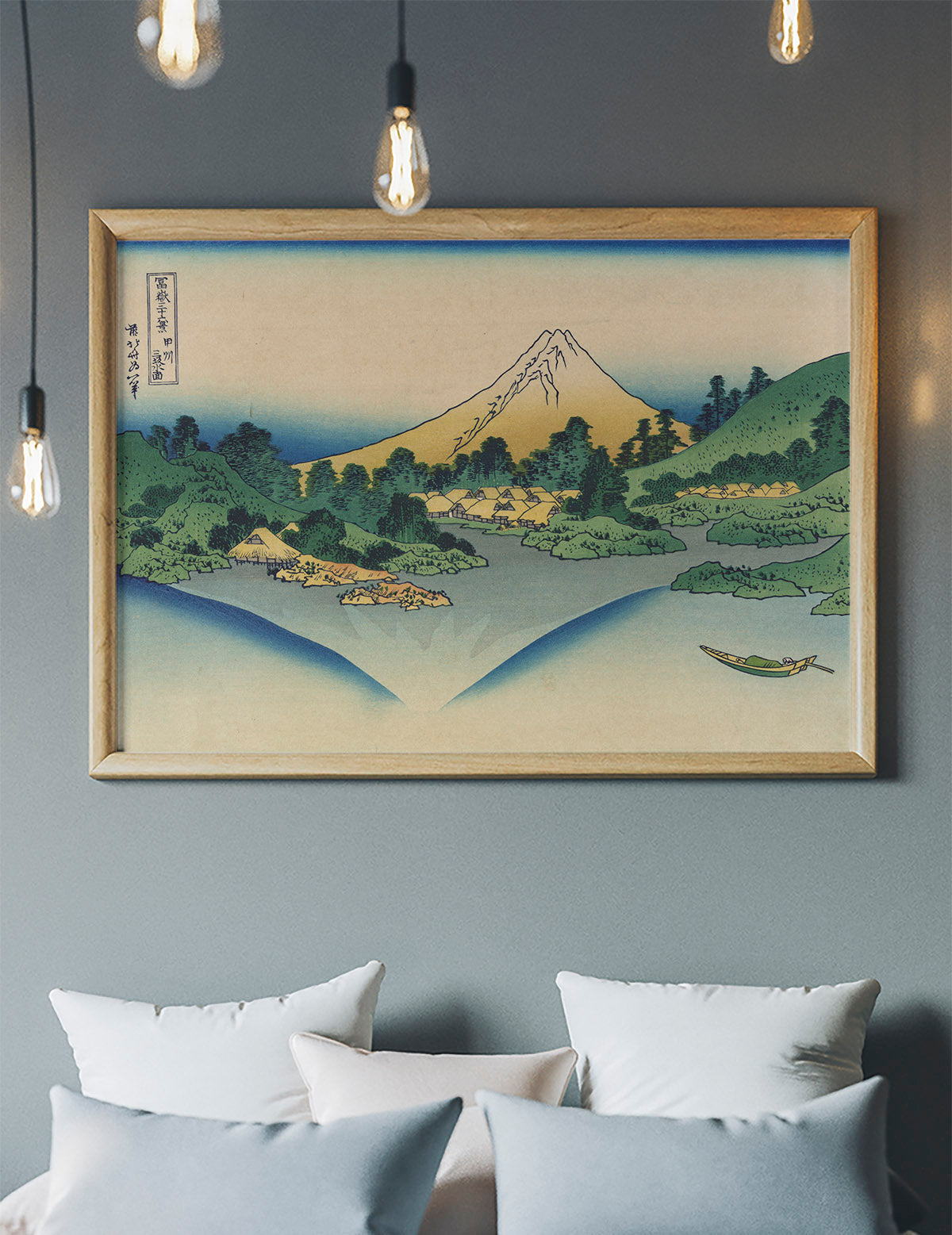 Katsushika Hokusai's Koshu Misaka Suimen Art Print - Japanese Ukiyo-e Wall Decor for Home & Office | Perfect for Living Room, Bedroom & Art Collections