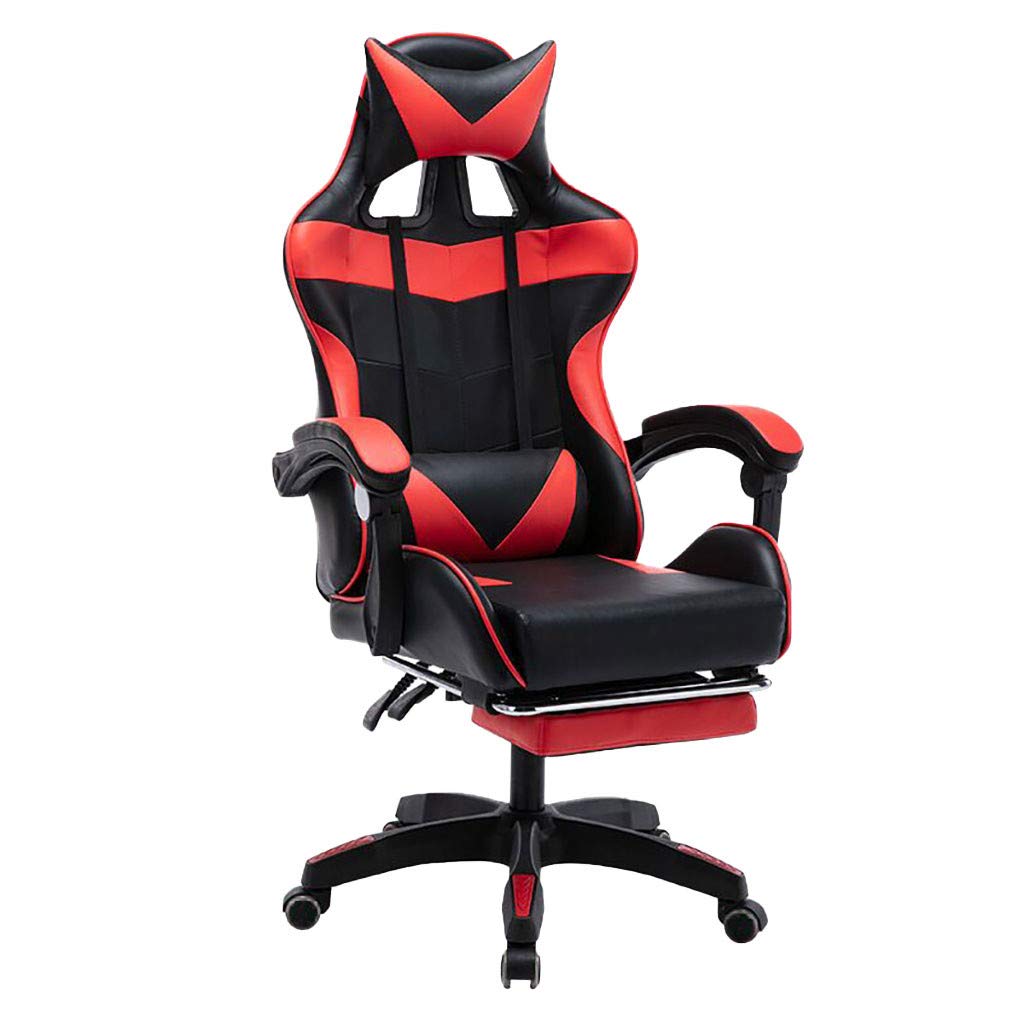 Ottawa Gaming Chair - Ergonomic Racing Style Office Computer Chair with Adjustable Height, Reclining Backrest, Headrest & Lumbar Support - Perfect for Esports, Streaming & Home Office Workspace