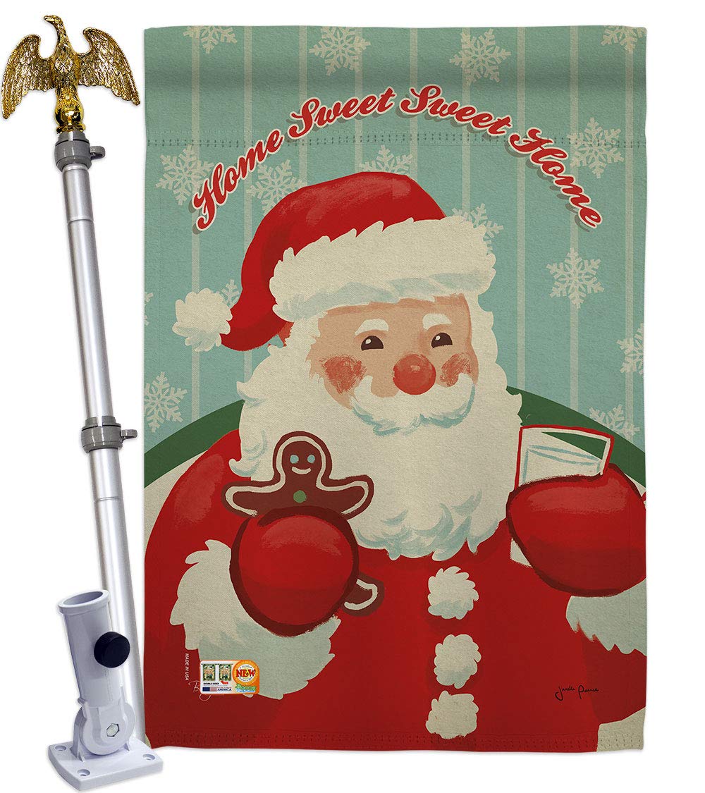 Sweet Home Santa Christmas Flag Set 28