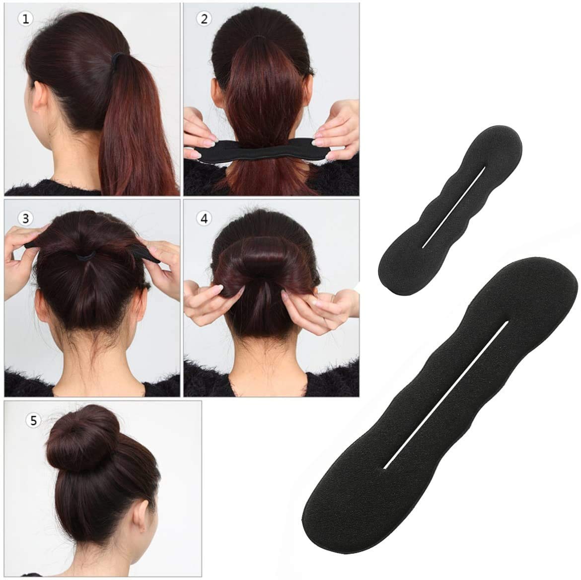 26 Pcs Hair Bun Crown Shapers & Braid Tool Set for Women & Girls - DIY Bun Maker, Clip, Curler, Roller & Twist Donut Styling Accessories Kit - Perfect for Updos, Weddings, Prom & Everyday Hairstyles