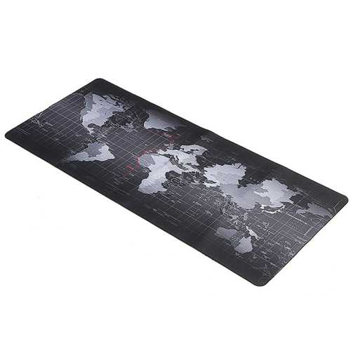 800x300x2mm Large World Map Mouse Pad for Laptop & Desktop - Perfect for Office, Gaming, and Travel Enthusiasts