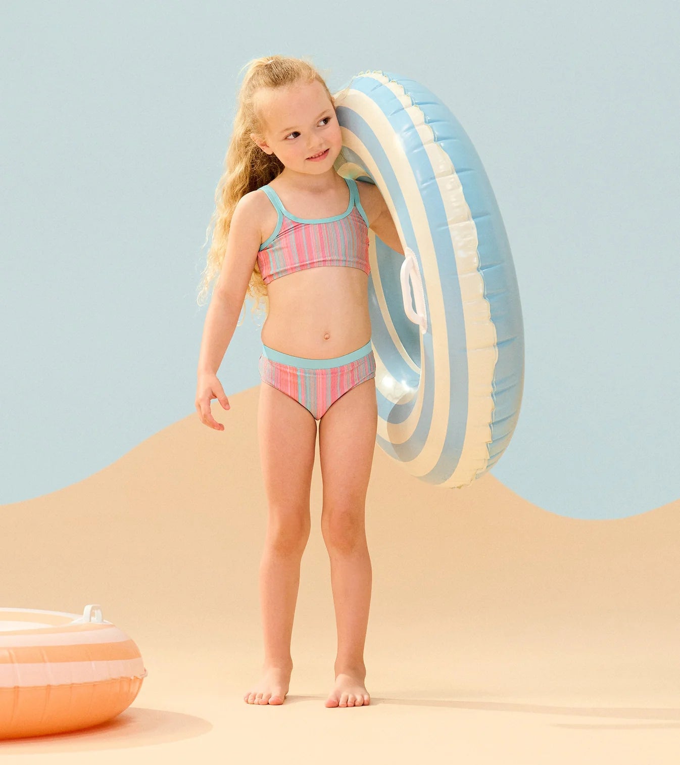 Hatley Shimmer Stripe Bikini Set for Women - Trendy Striped Two Piece Swimsuit for Beach & Pool - Perfect for Summer Vacations and Tropical Getaways