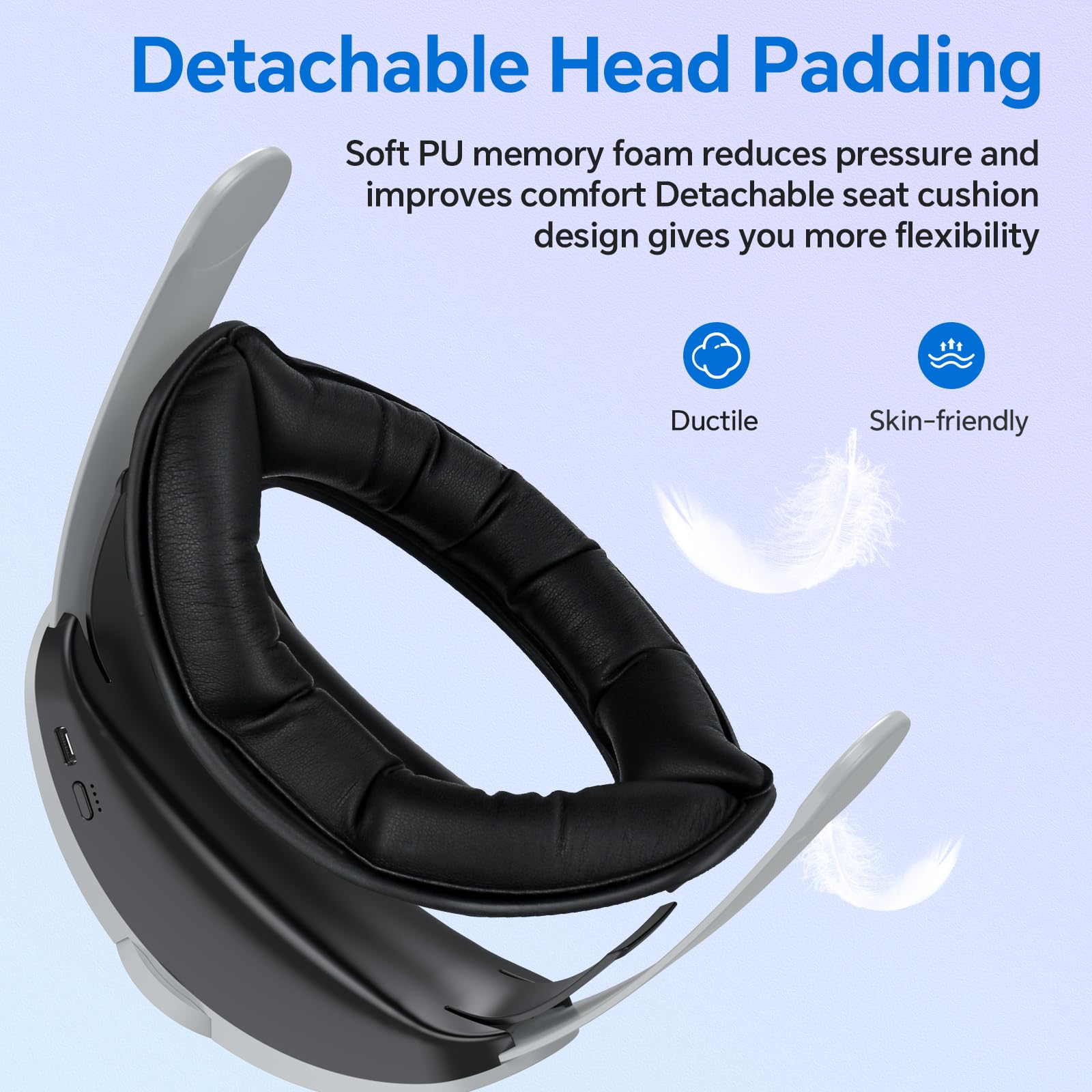 Elite Strap for Meta Quest 3 with 10000mAh Battery - Adjustable Headset Accessory for Enhanced Comfort & Counter Balance - Perfect for VR Gaming, Movies & Extended Play Sessions