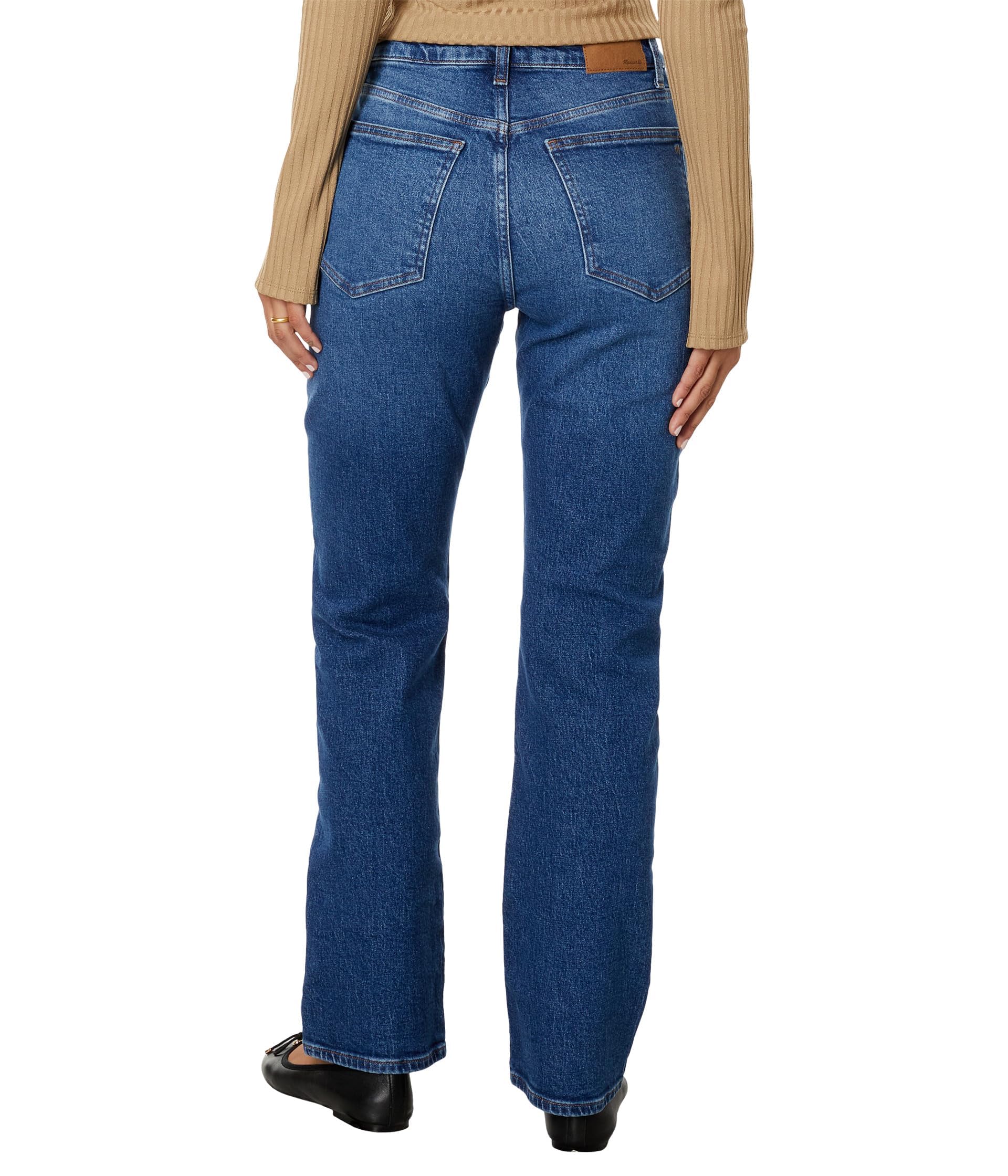 Madewell Women's The '90s Straight Jeans - High Waist Vintage Denim Pants for Casual Wear & Everyday Outfits