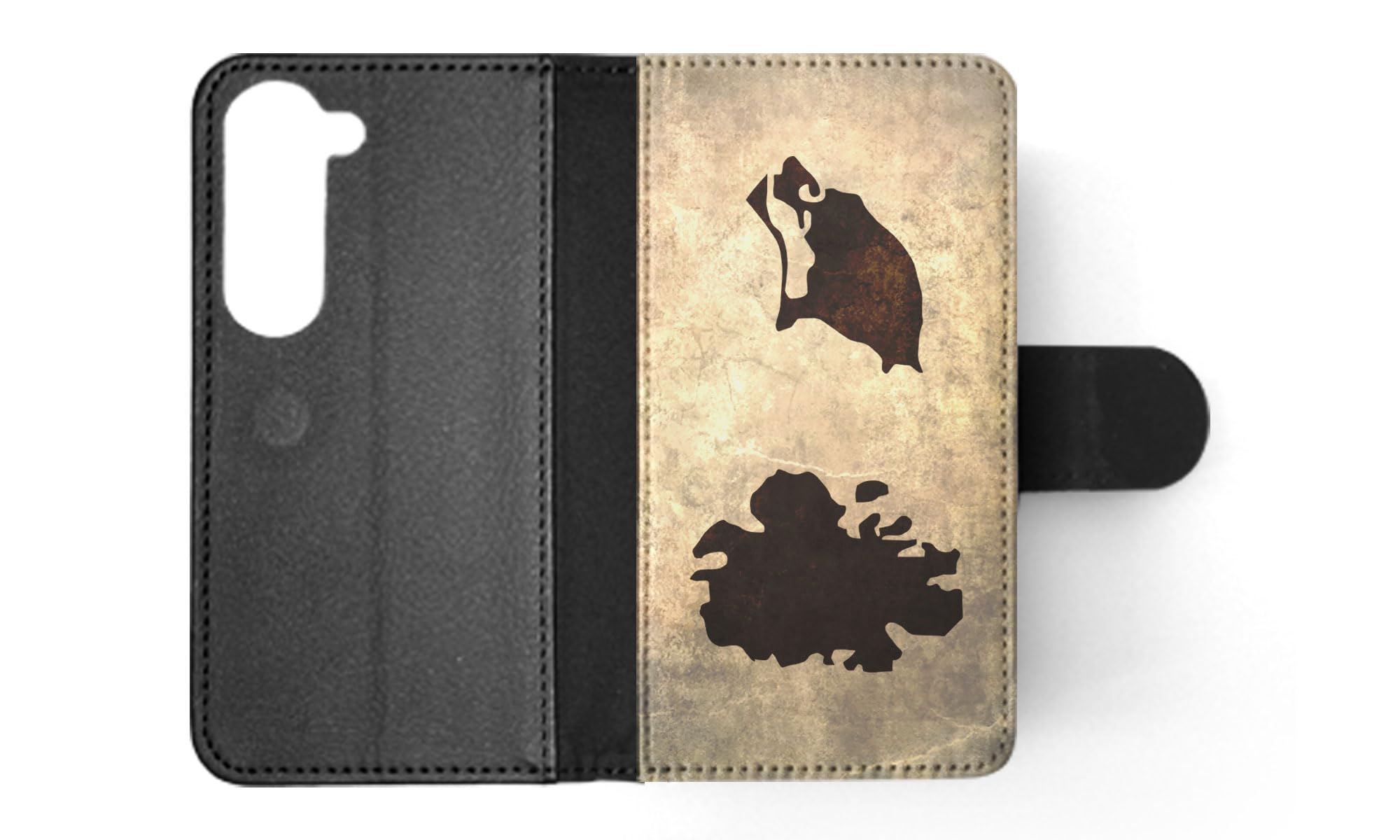 Foxercases Antigua Barbuda Flip Wallet Case for Samsung Galaxy S23 - Travel & Daily Use