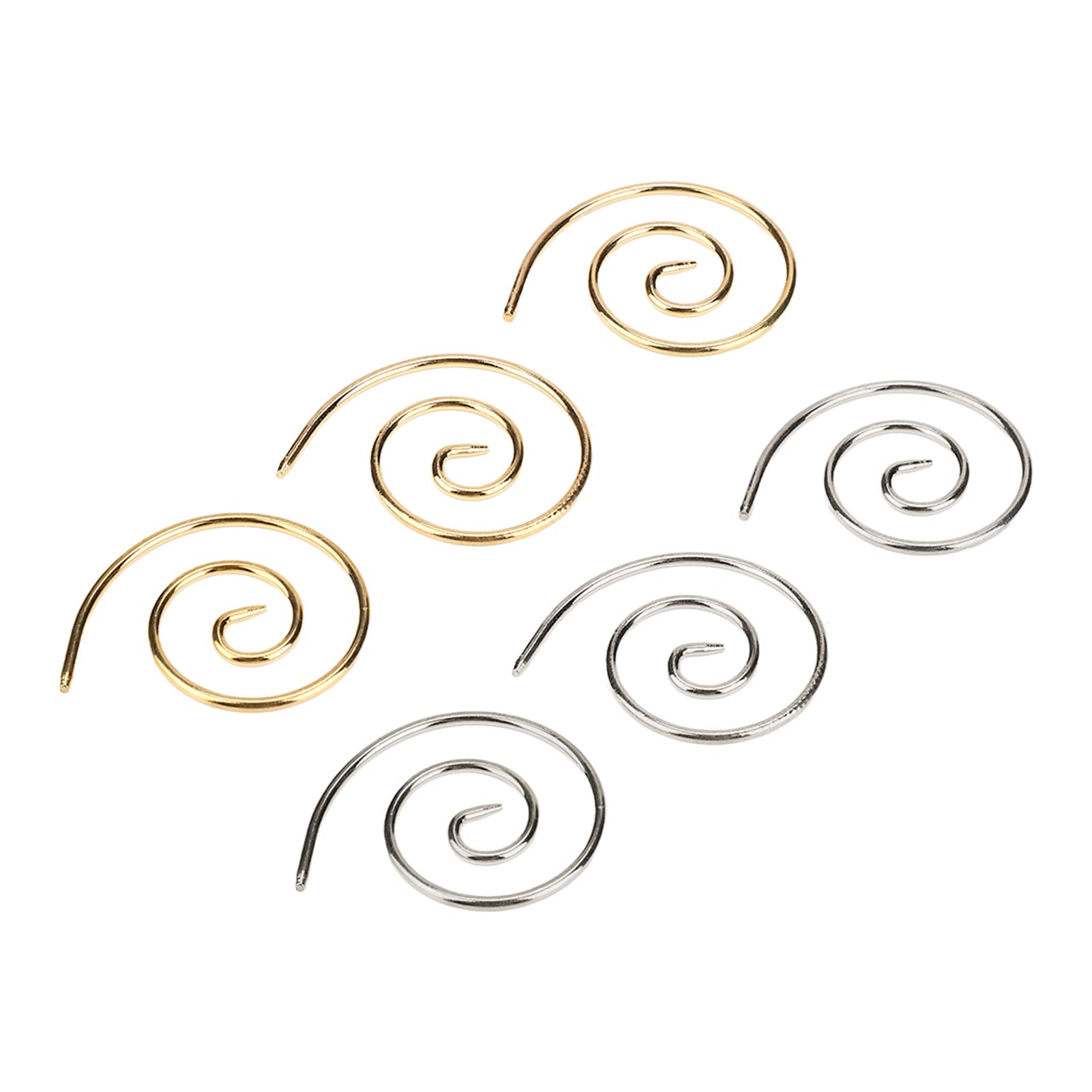 6Pcs Spiral Cable Knitting Needles - Handmade Knitting Tools for Shawl Pins, Yarn Sewing & Knitting Beginners - Perfect for DIY Crafts, Scarf Making & Crochet Projects