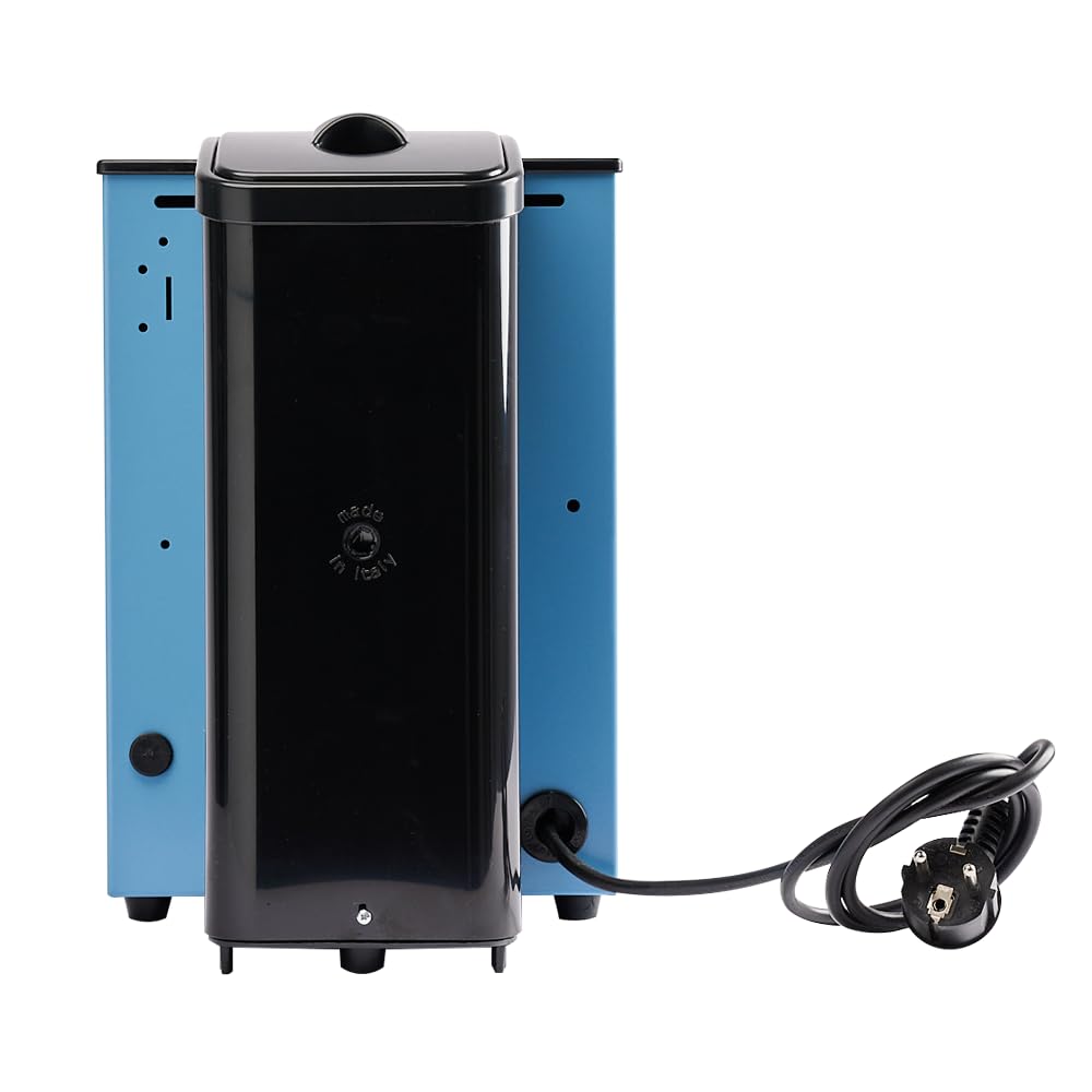 FABER Coffee Machine | 44mm ESE Pod Model | Adjustable Brass Heat Press (Turquoise | Black) – Perfect for Home, Office, and Café Use