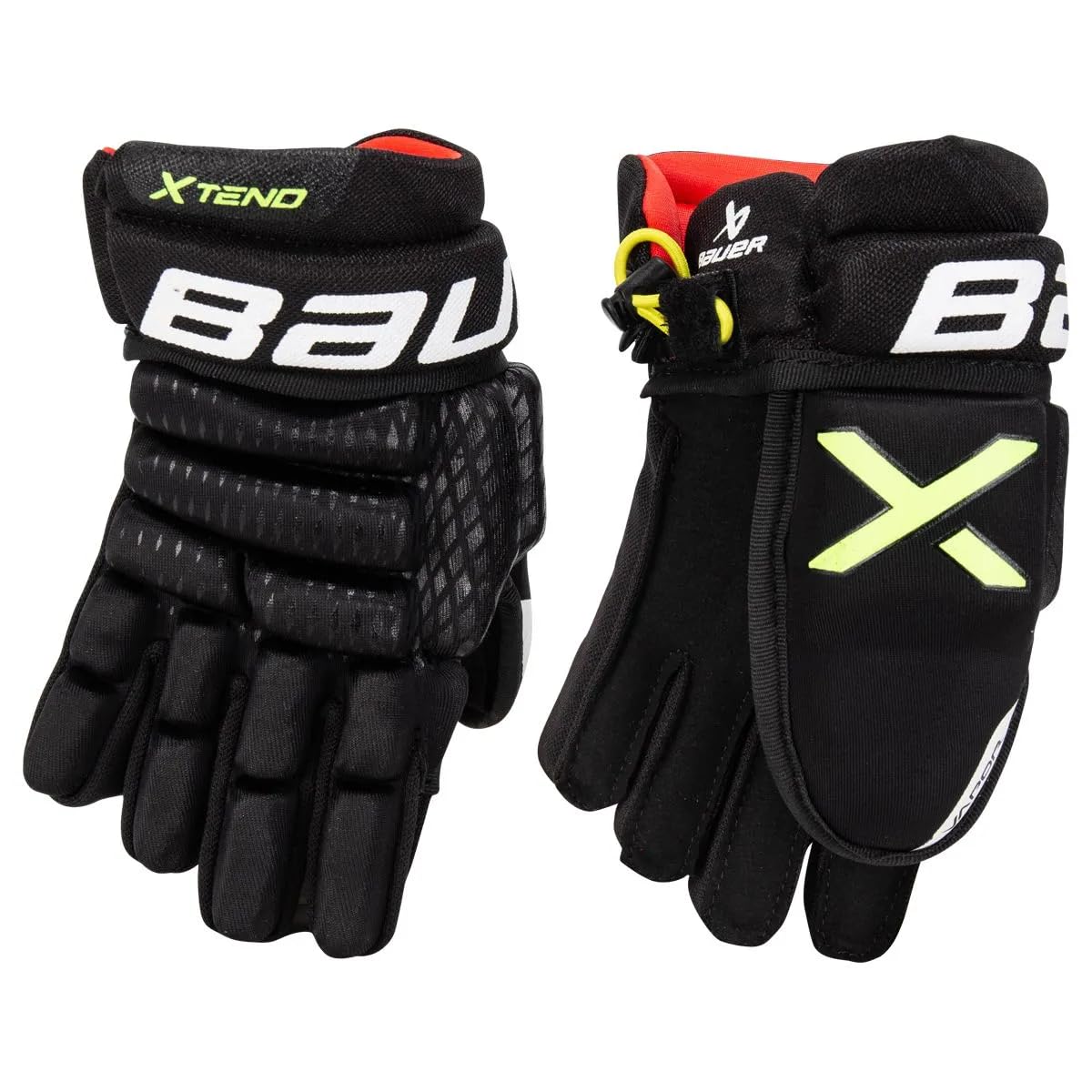 Bauer Vapor X-Tend Youth Ice Hockey Protective Gear Set - Adjustable Gloves, Pants, Shoulder Pads, Shin Guards & Elbow Pads for Kids Ages 3-9 - Perfect for Beginner Hockey Training & Youth League Games
