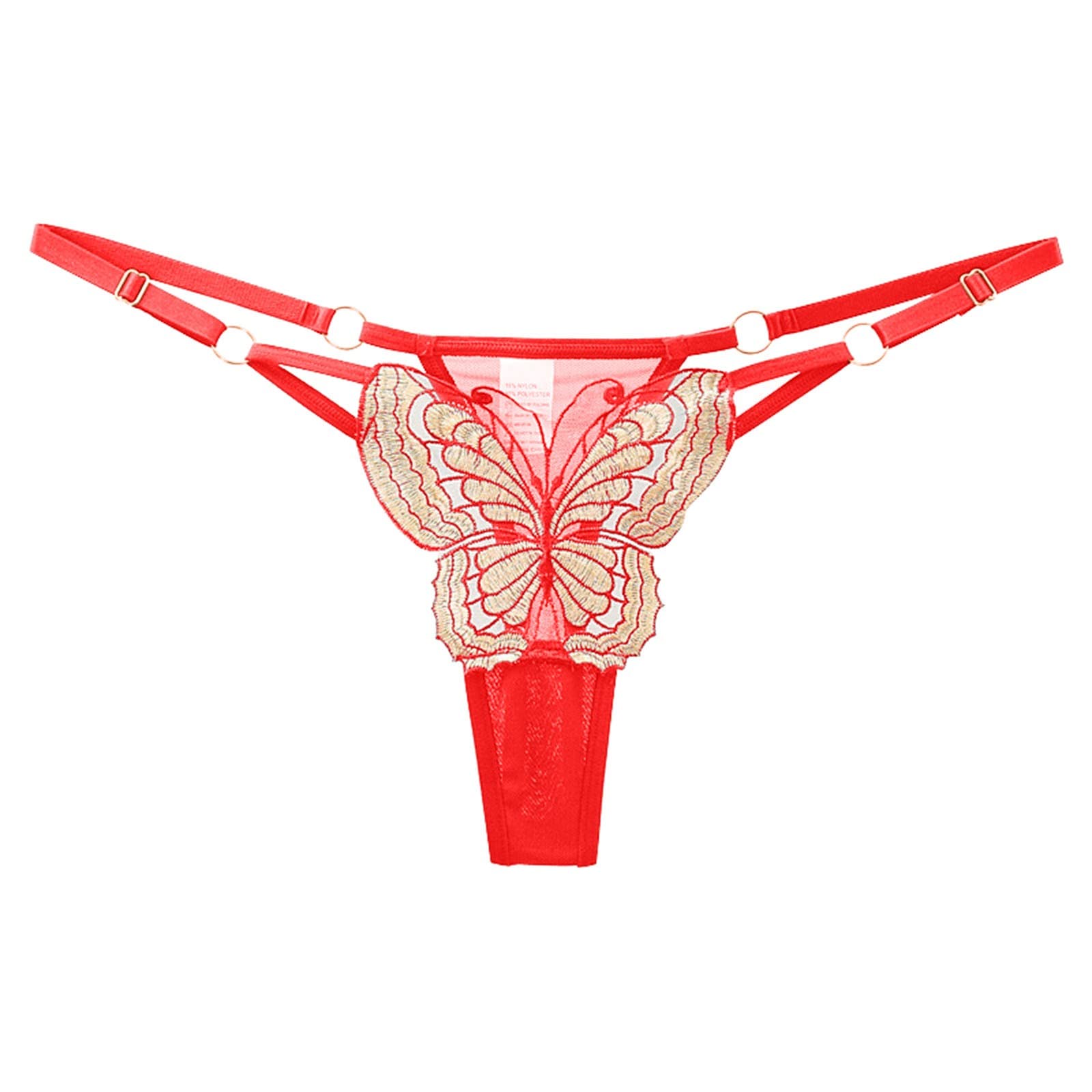 Sexy Women's Thong Underwear - Low Rise Vintage Embroidery Briefs for Comfort & Style | Perfect for Daily Wear, Date Nights & Special Occasions