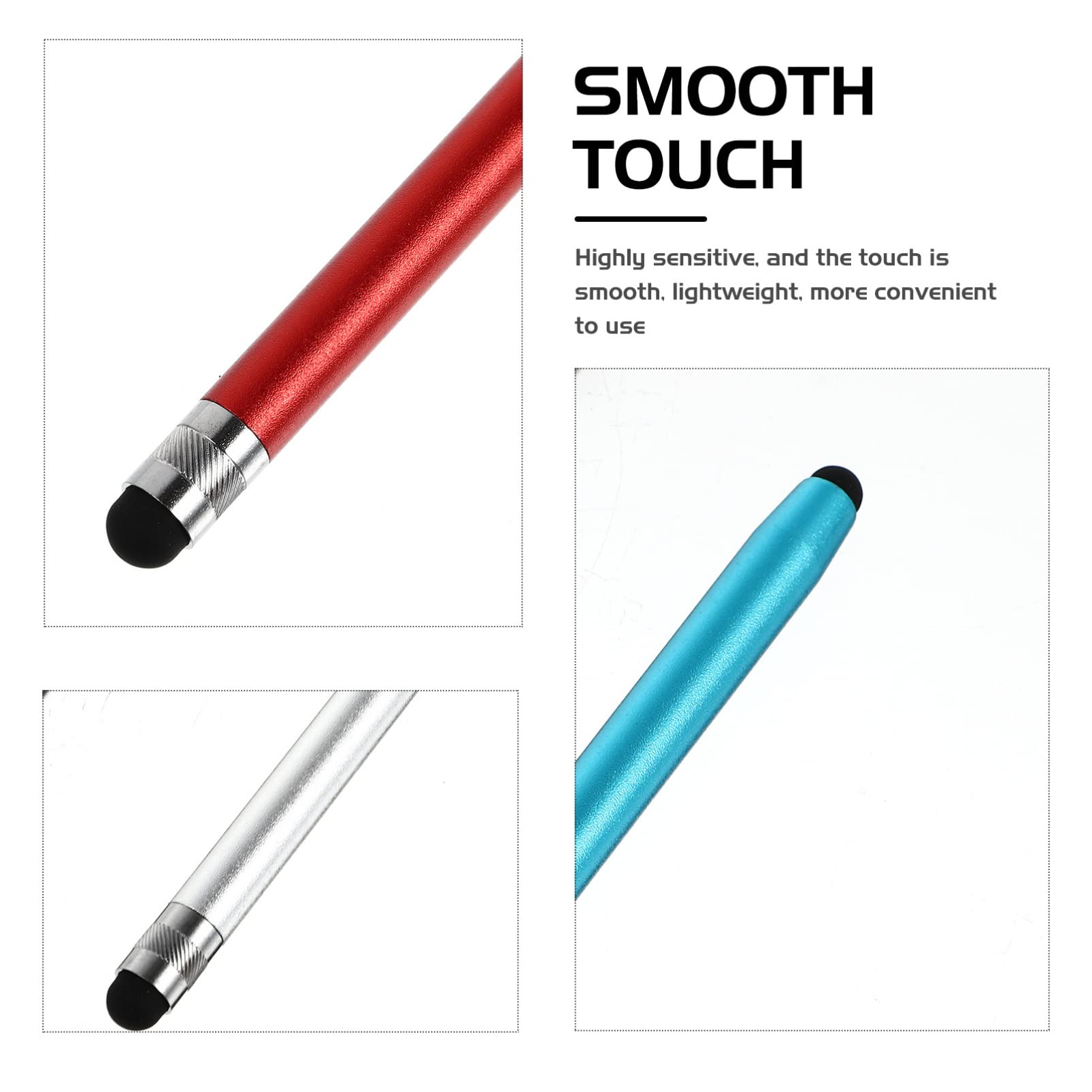 Hemobllo 5-Pack Universal Capacitive Stylus Pens for Touch Screen Laptops, Tablets & PCs - Portable Digital Pen with Fine Tip for Drawing, Note-Taking & Office Work - Perfect for Home, School & Business Use