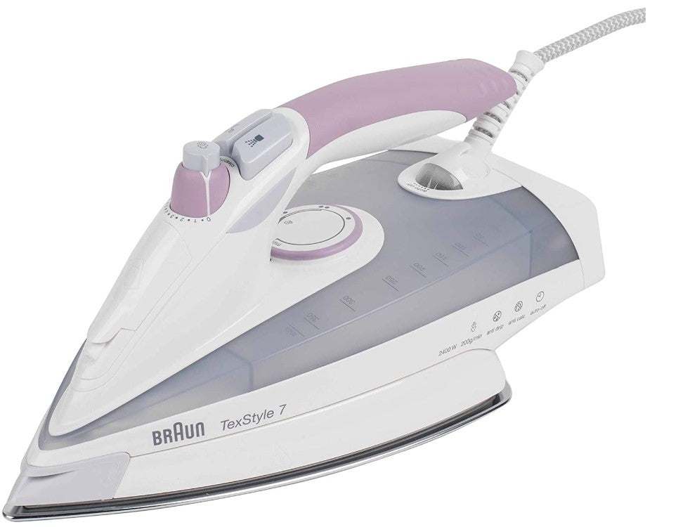 Braun TS755 Steam Iron - 220-240V High Performance Iron for Wrinkle-Free Clothes | Perfect for Home & Travel Use in Europe, Asia & International Markets