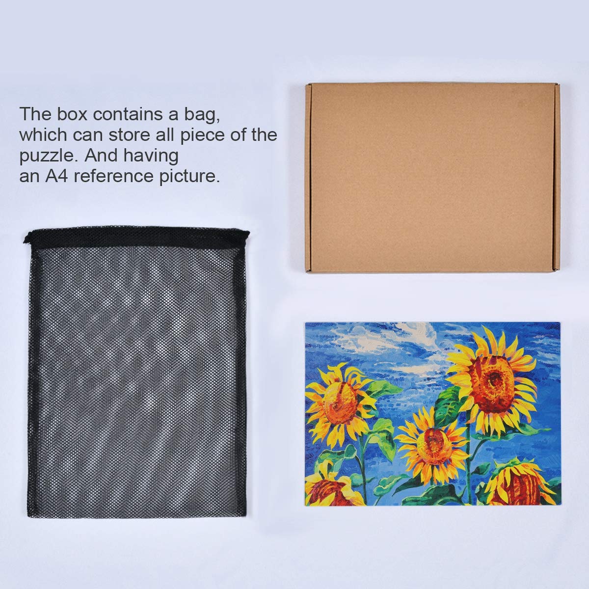 Sunflower Leisure Creative 500-Piece Jigsaw Puzzles for Adults - Perfect Gift for Relaxation, Family Bonding & Home Decor