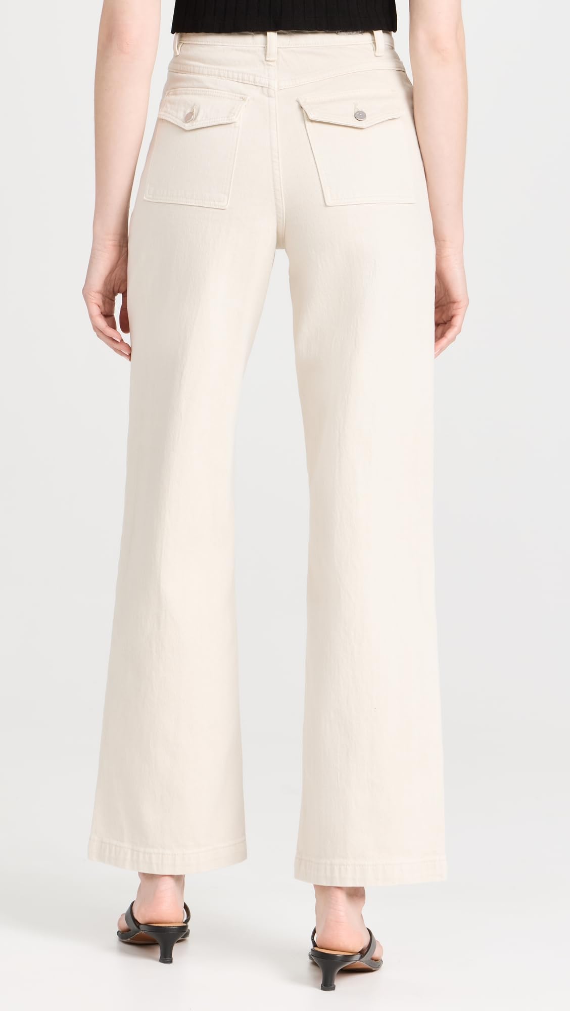 Women's High Waist Wide Leg Jeans - 94% Cotton Stretch Denim for Comfort & Style | Perfect for Casual Wear, Office & Night Out