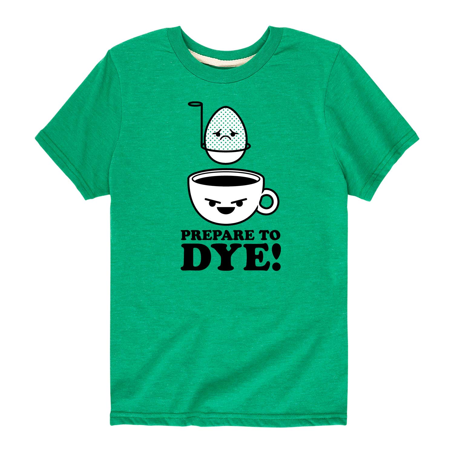 Easter Egg Dyeing Youth Short Sleeve T-Shirt - Fun Easter Activity Outfit for Kids & Teens