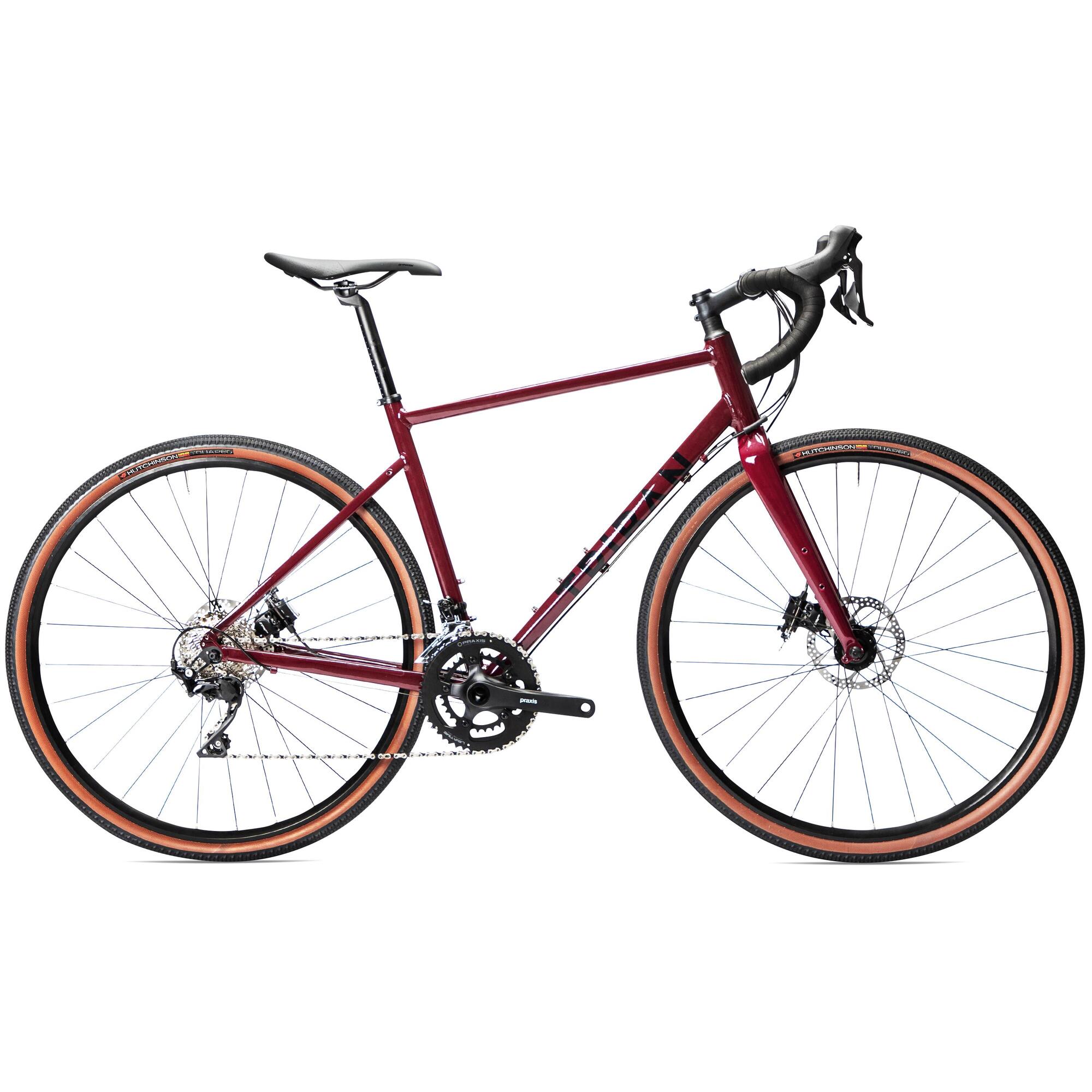 Triban GRVL520 Subcompact Gravel Bike - Lightweight Aluminum Frame, 1x11 Speed for Off-Road Adventures | Perfect for Trail Riding, Commuting & Bikepacking