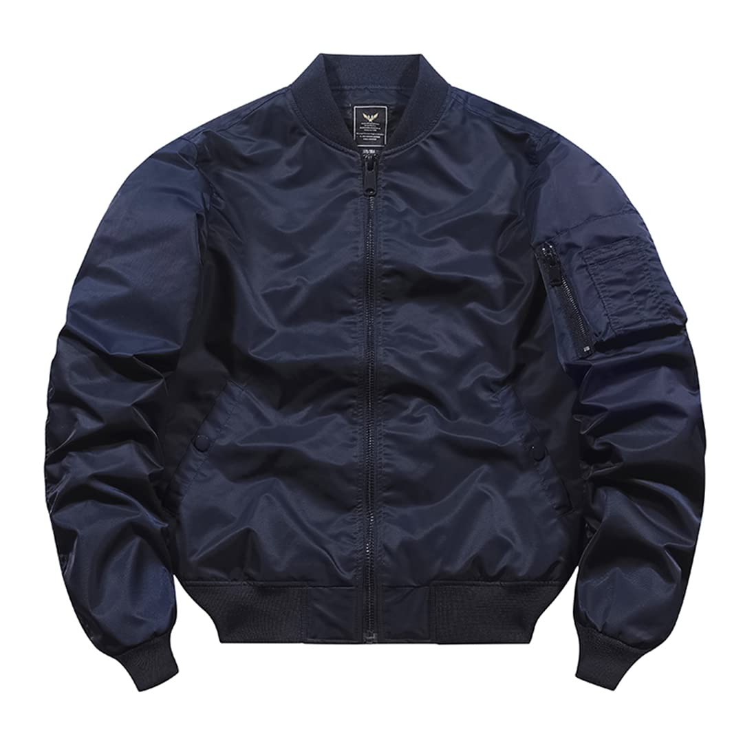 Men's Military Tactical Bomber Jacket - Spring & Autumn Lightweight Casual Outerwear Coat for Outdoor, Travel & Street Fashion