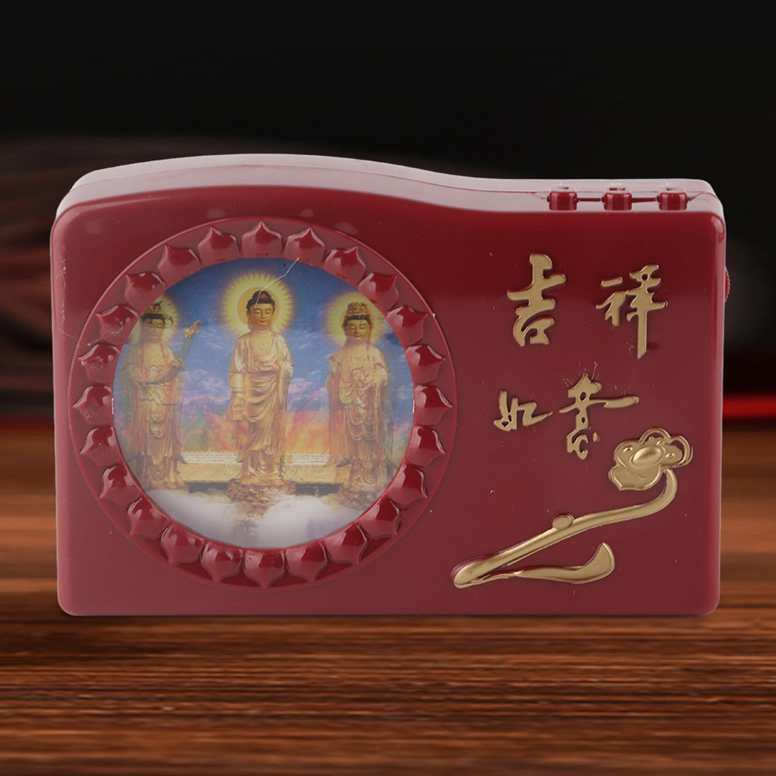 48-in-1 Great Compassion Buddha Machine - LED Prayer Device with FM Transmitter (100-250V) - Perfect for Meditation, Yoga & Spiritual Healing at Home