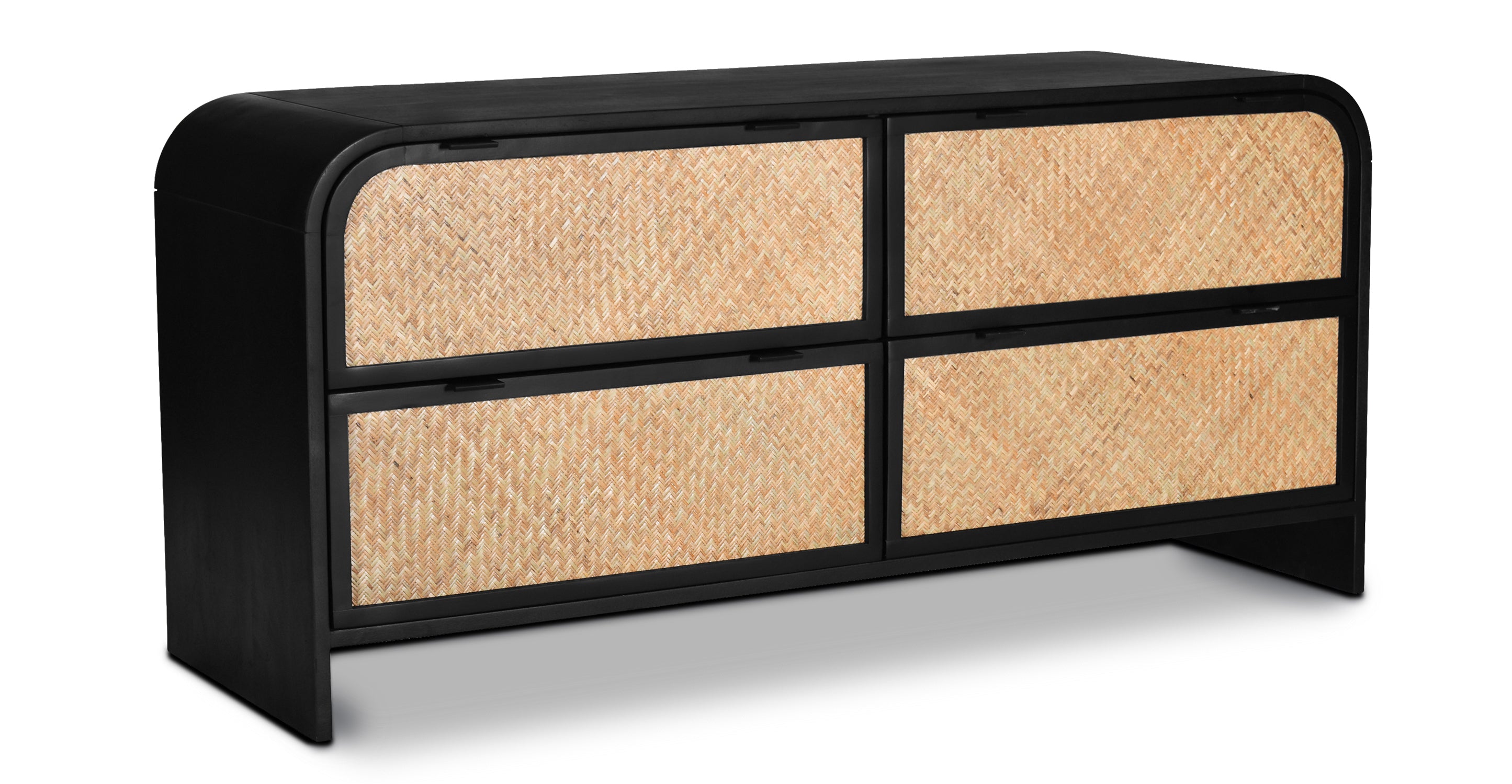 Seville Dresser - Modern 6-Drawer Chest for Bedroom, Living Room & Office - Solid Wood Storage Organizer for Clothes, Linens & Essentials