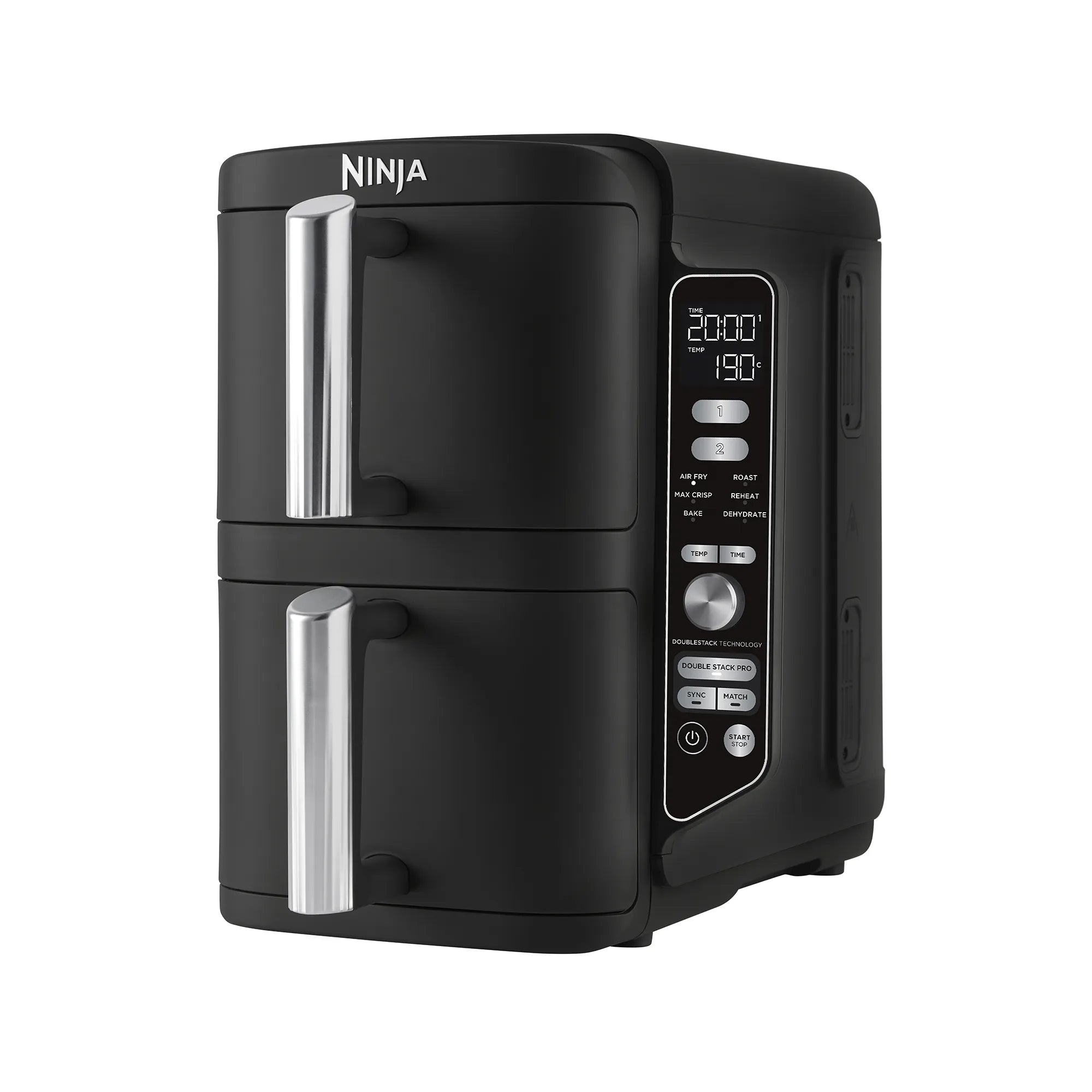 Ninja DoubleStack XXXL 9.5L 2 Drawer Air Fryer - Large Capacity Air Fryer Oven for Family Cooking, Healthy Oil-Free Frying, Baking & Roasting - Perfect for Home Kitchen, Parties & Meal Prep